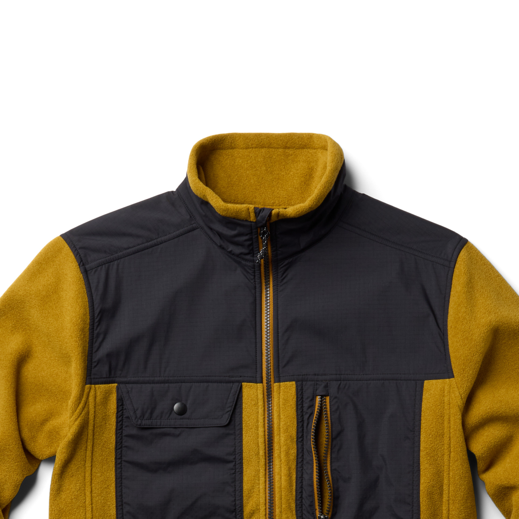 Mountain Hardwear / Fleece / 男款 First Tracks™ Fleece Full Zip Jacket / 橄欖金/黑 (MHW2077631255)