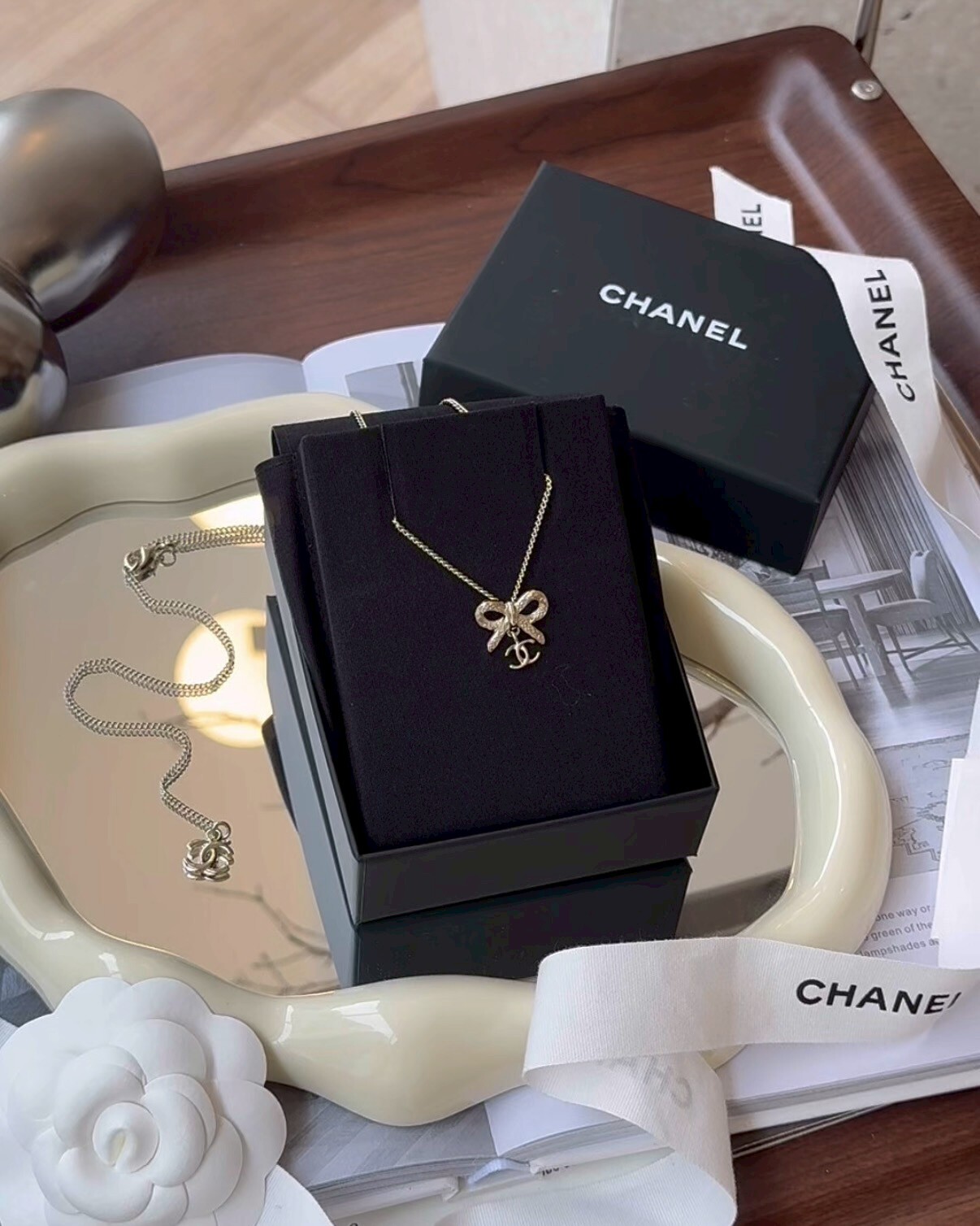 CHANEL｜25K 新款蝴蝶結項鍊