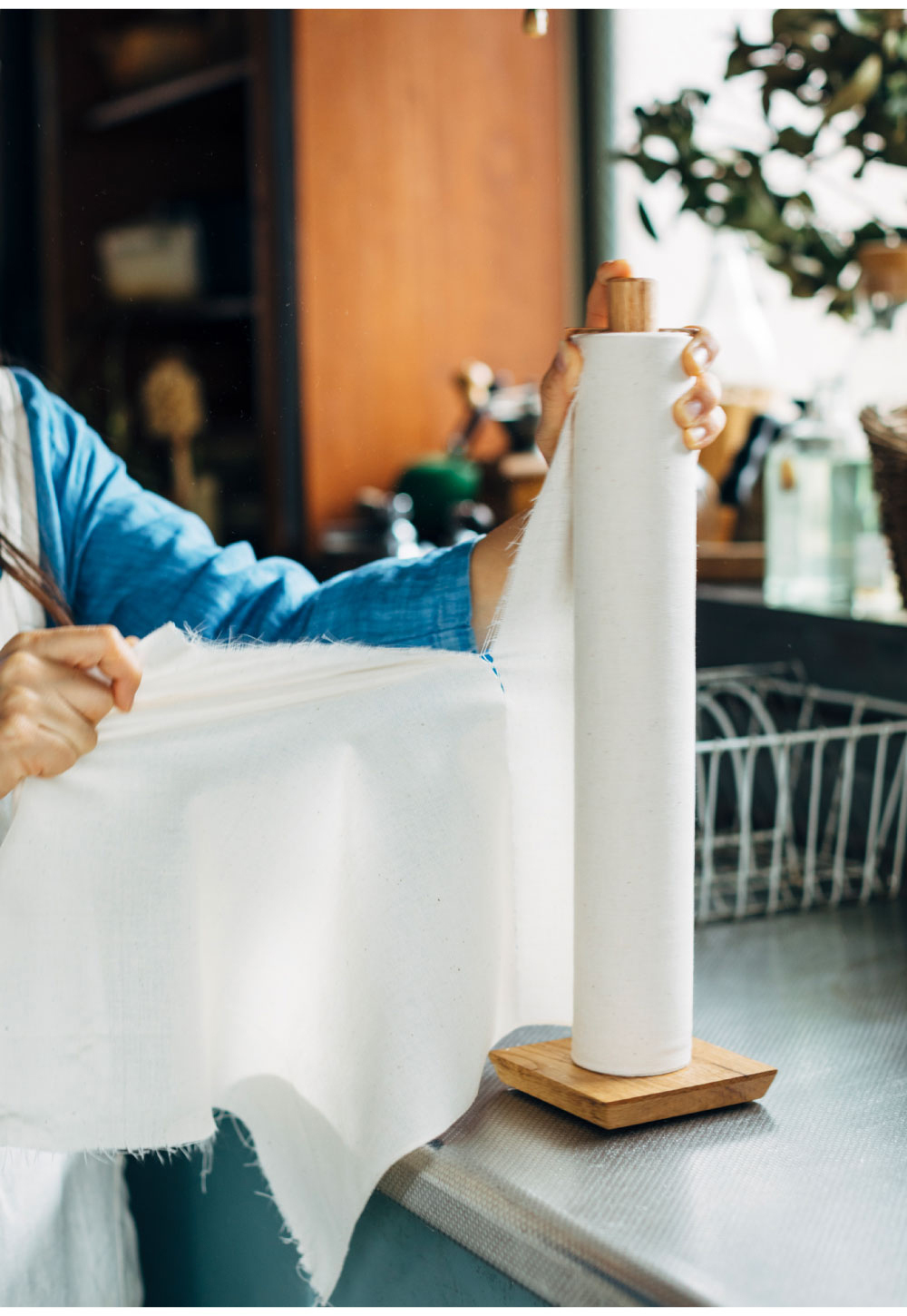 《Sa sa sa》日本製純棉和晒家事巾捲專用立架