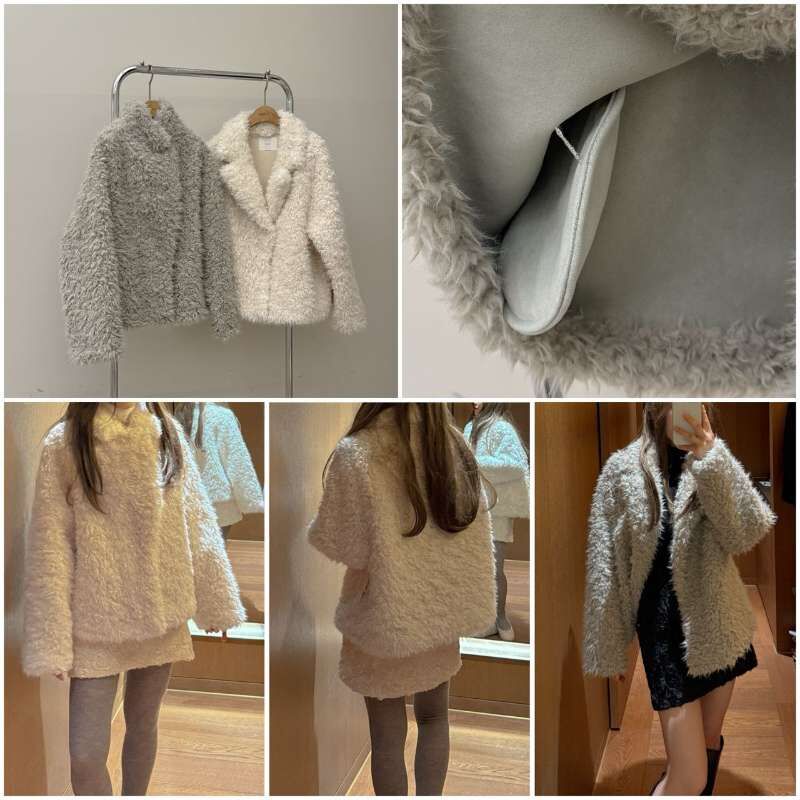 HA5205 毛絨絨西裝外套