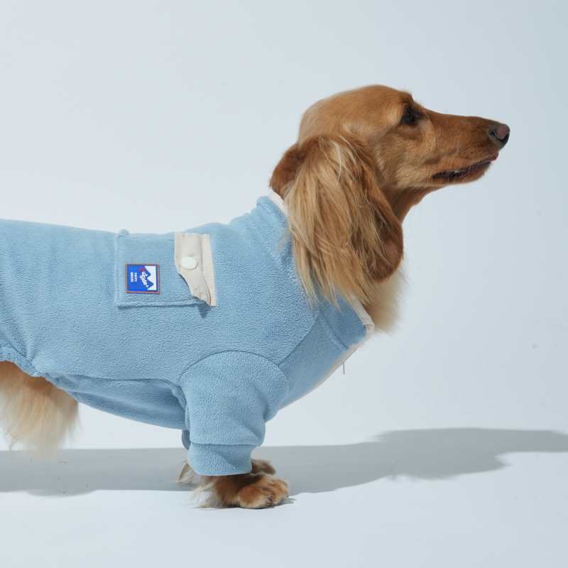 puppygallery｜外出絨毛四腳衣 天空藍