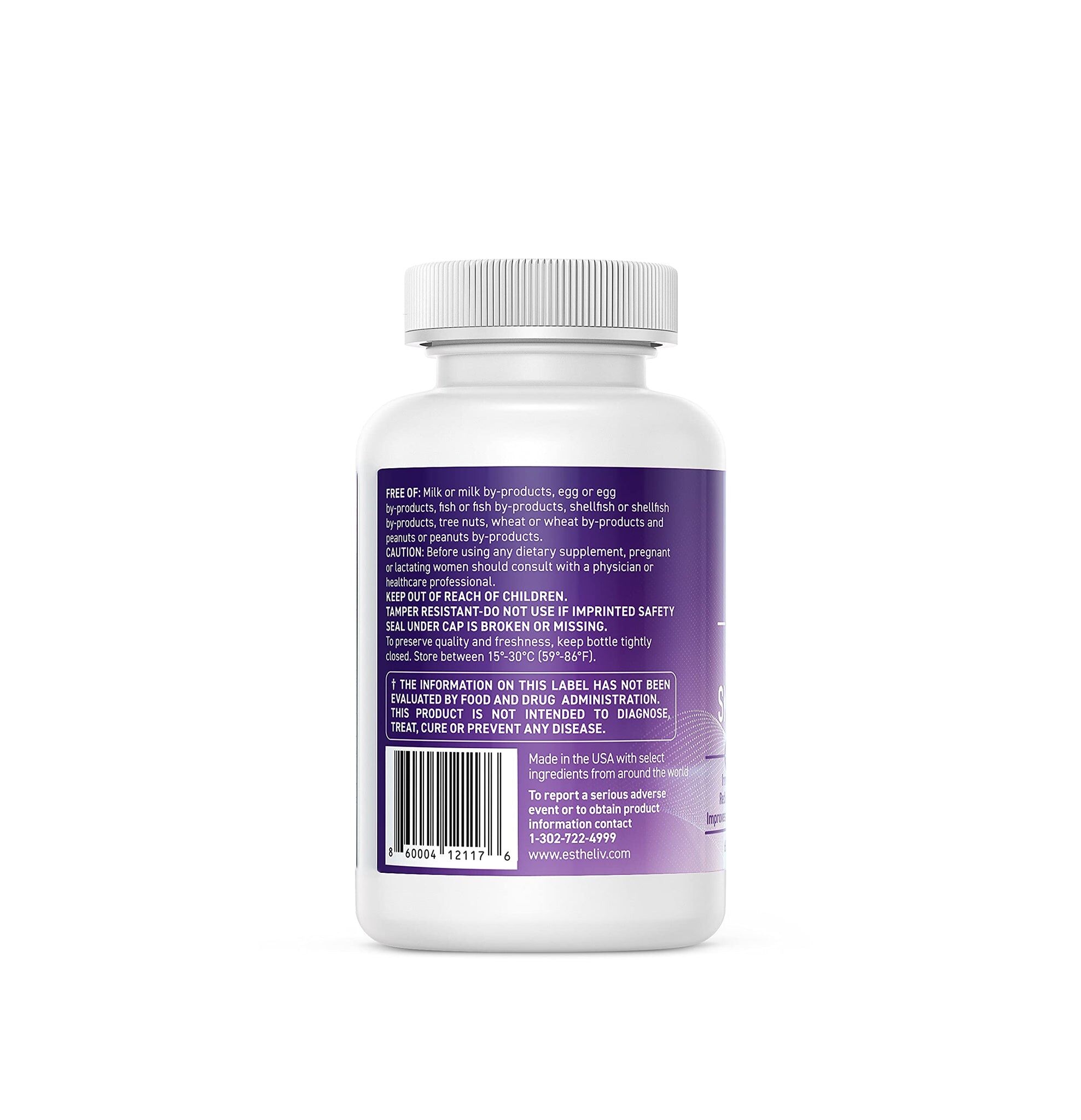 美國【正品】 ESTHELIV 研生之力【小紫彈】PQQ皮膚新生 鮮肌彈軟膠囊 提亮維E 60粒