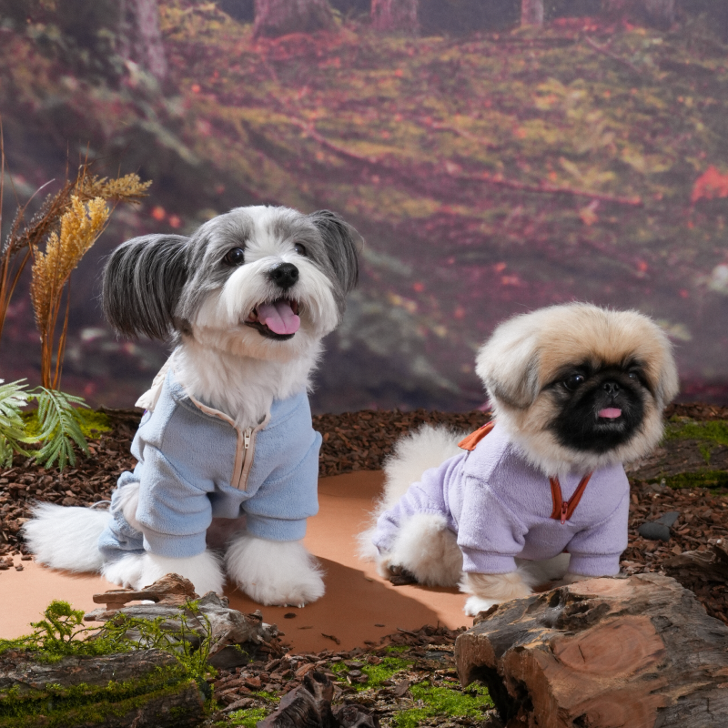 puppygallery｜外出絨毛四腳衣 薰衣草紫