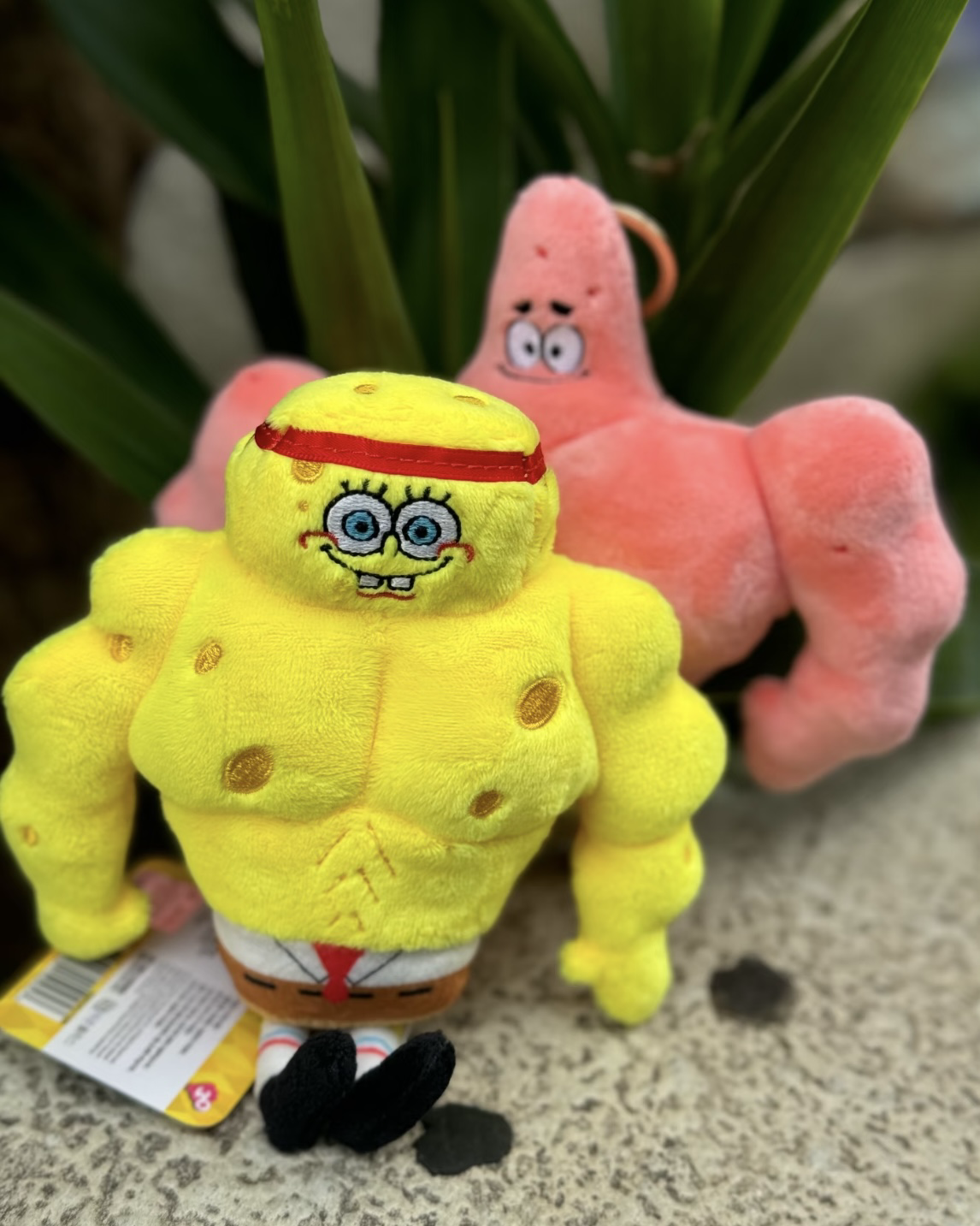 <正版授權>海綿寶寶 派大星 肌肉猛男 吊飾