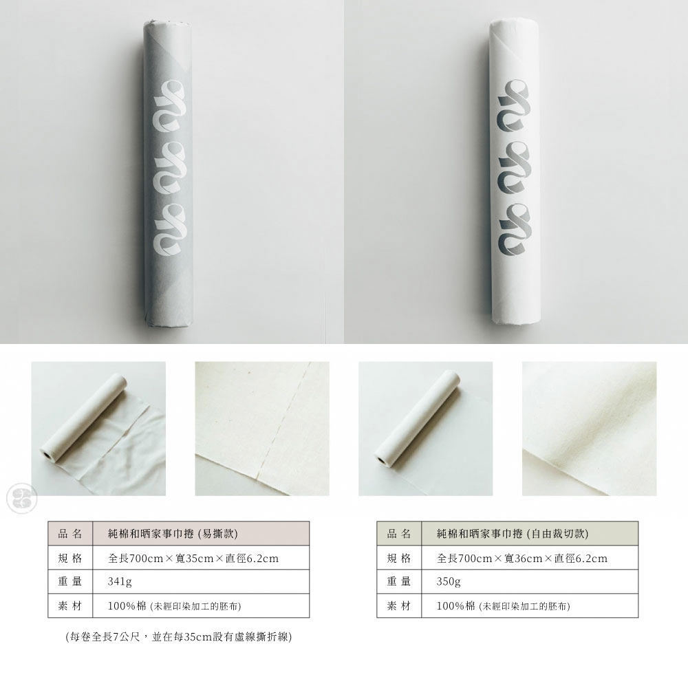 《Sa sa sa》日本製純棉和晒家事巾捲(易撕款)