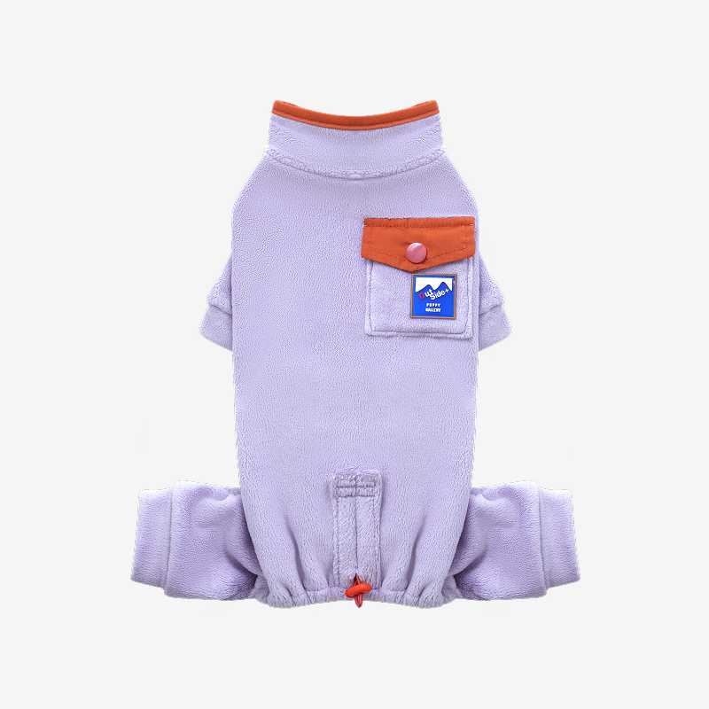 puppygallery｜外出絨毛四腳衣 薰衣草紫