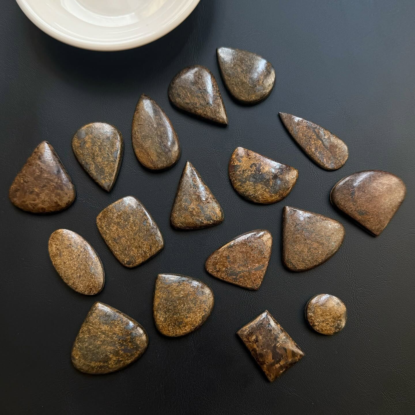 [原石] 古銅輝石 水晶蛋面 水晶墜面