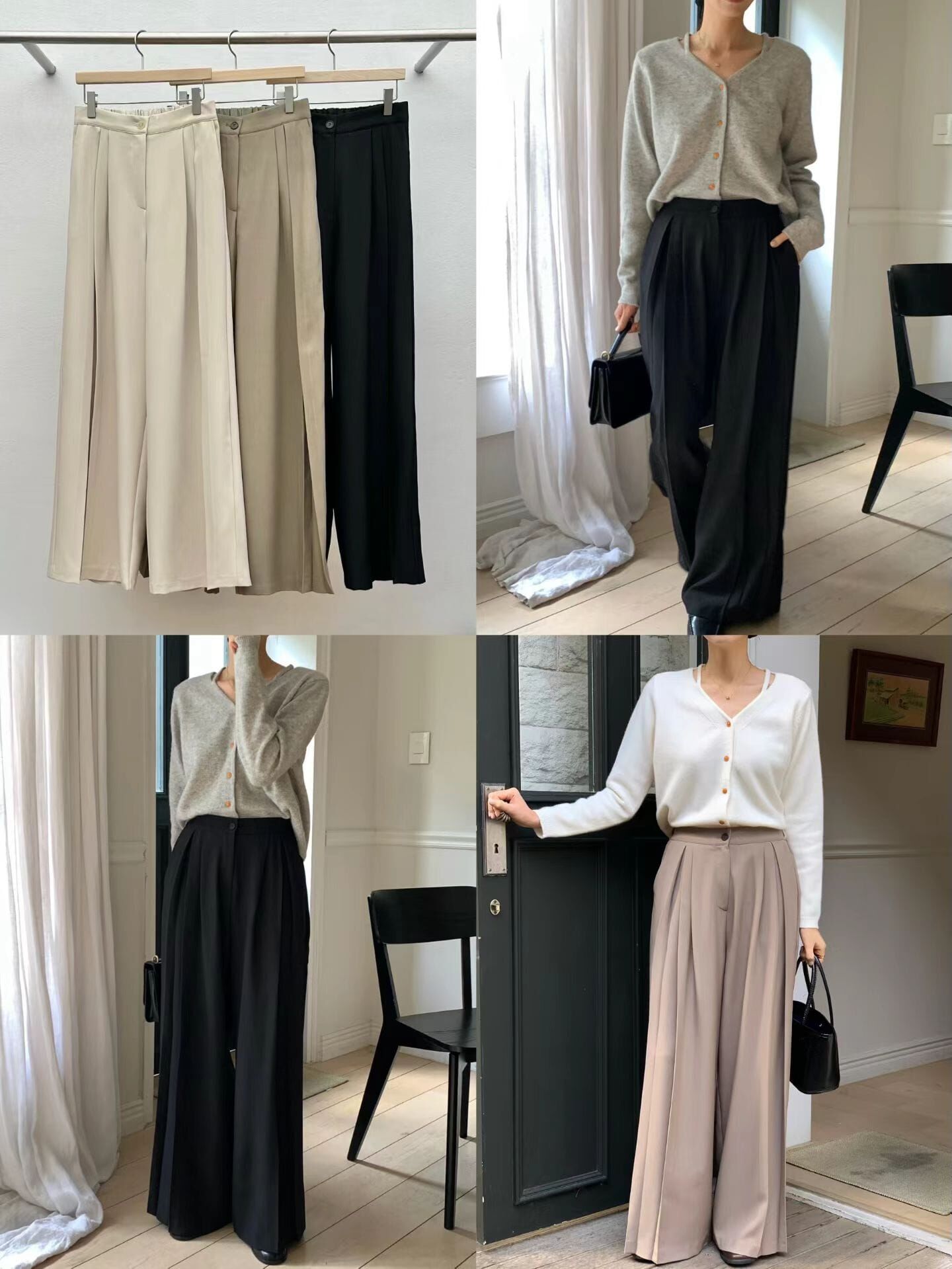 RF5204 壓摺紋通勤西褲