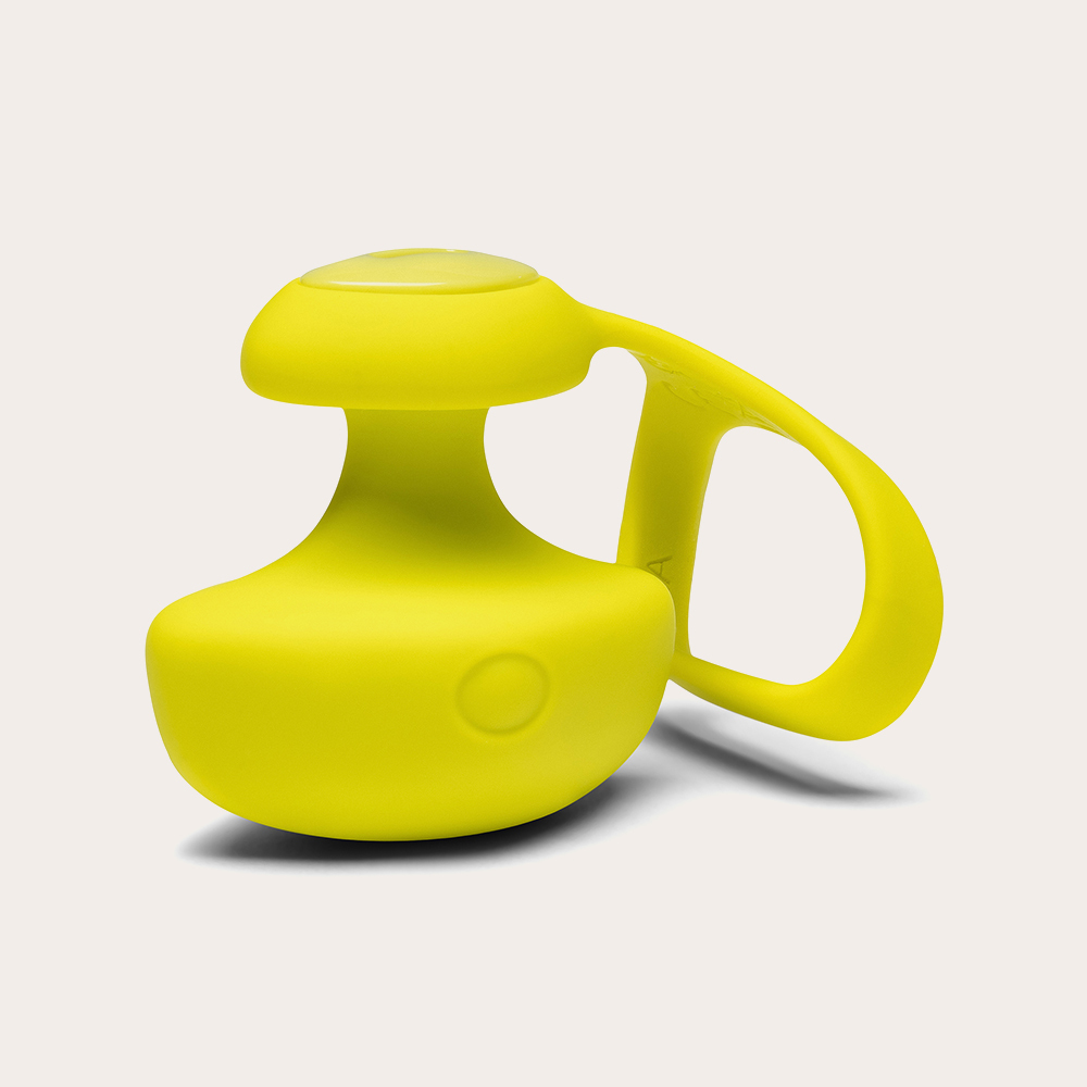 美國 Dame Fin 手指穿戴震動器 檸檬綠色