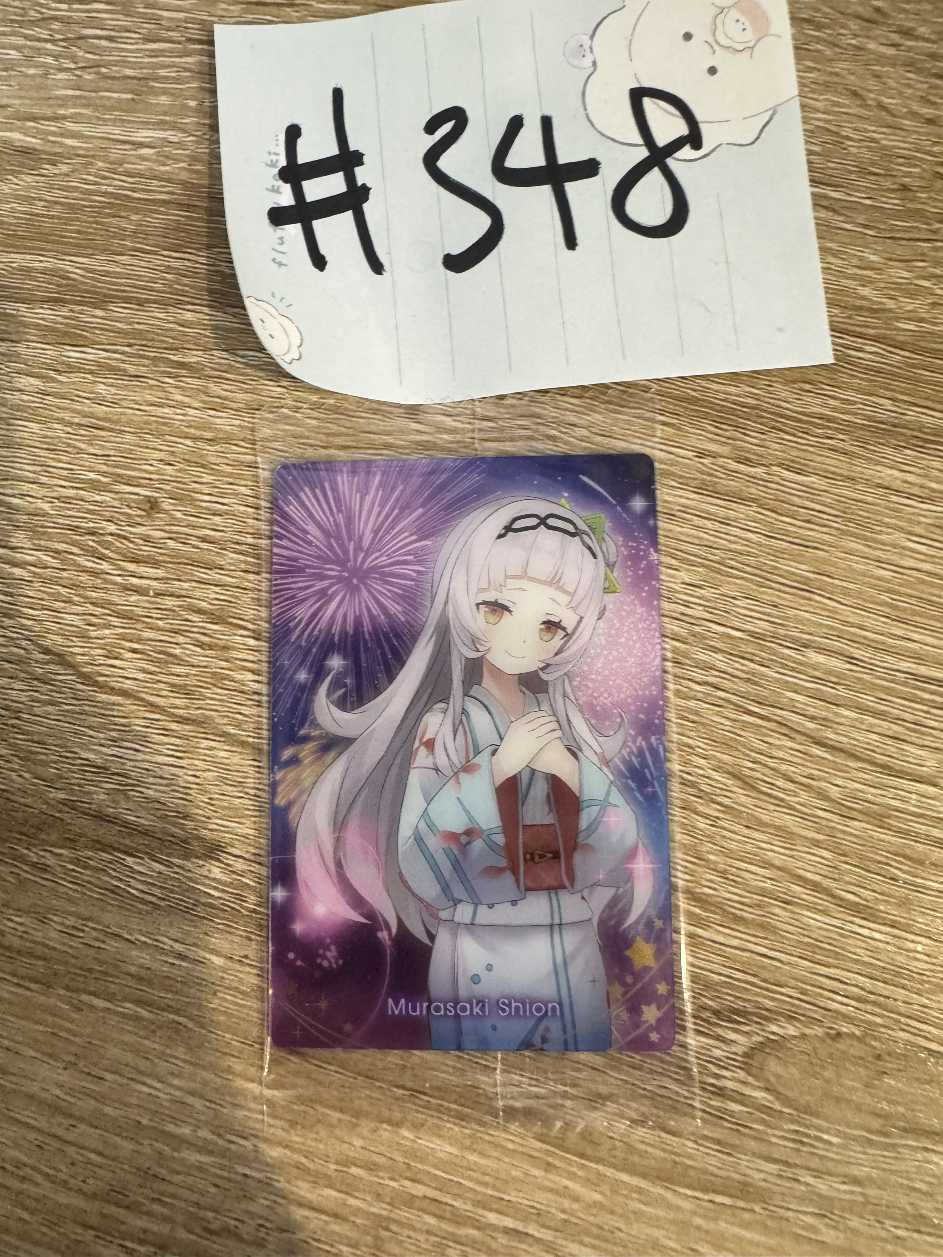 Hololive   詩音 小卡#348