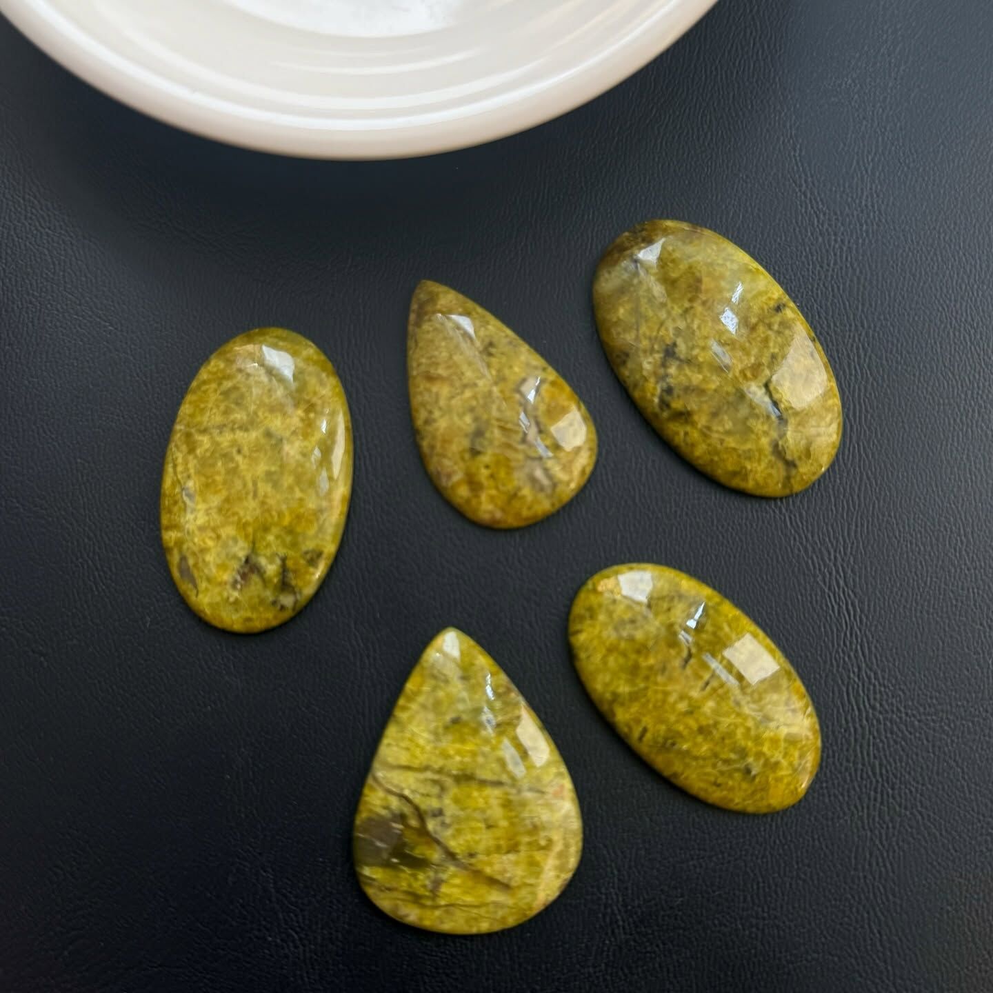 [原石] 綠澳寶 水晶蛋面 水晶墜面