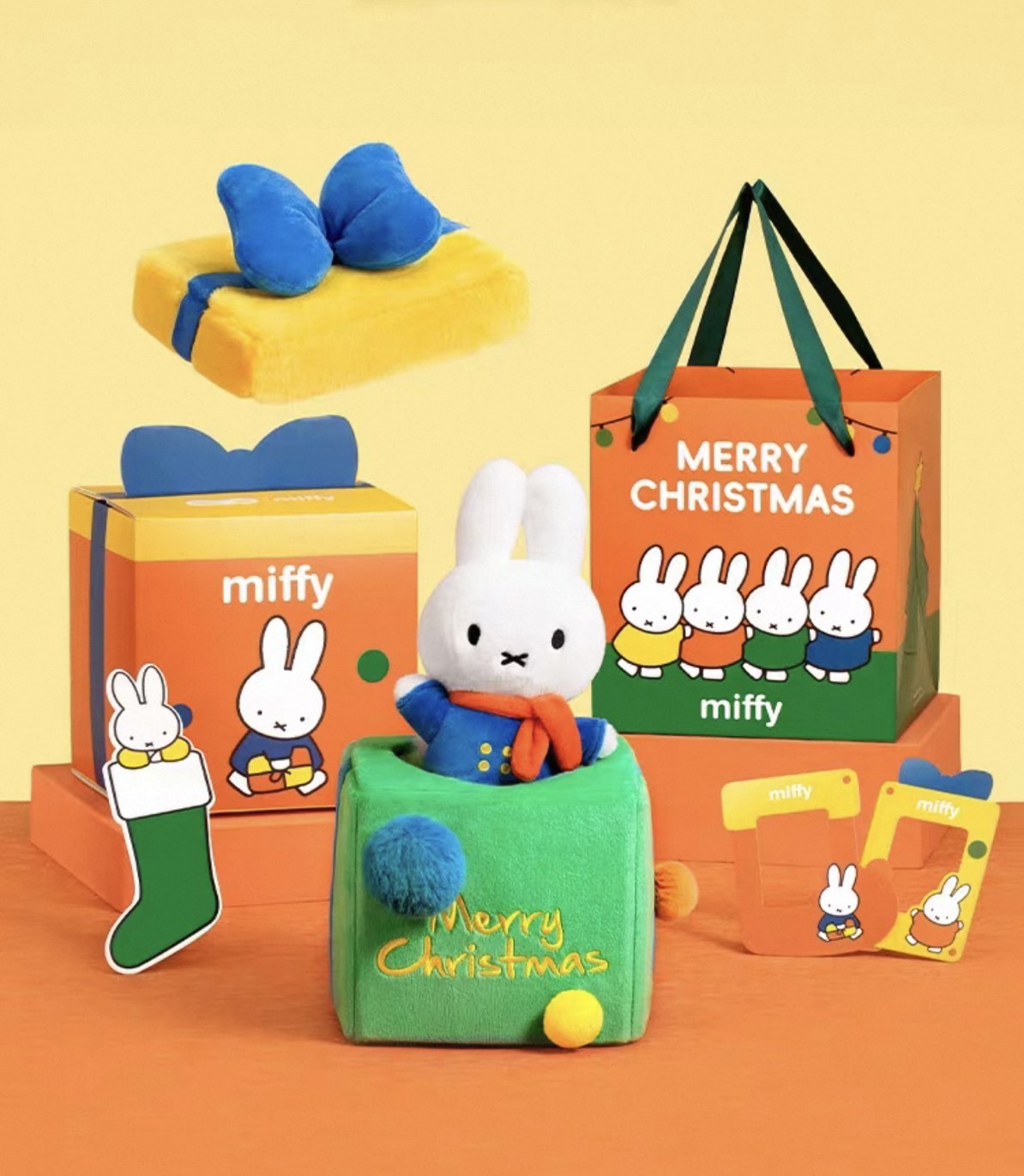 Miffy 米菲 冬日系列 玩偶禮物盒