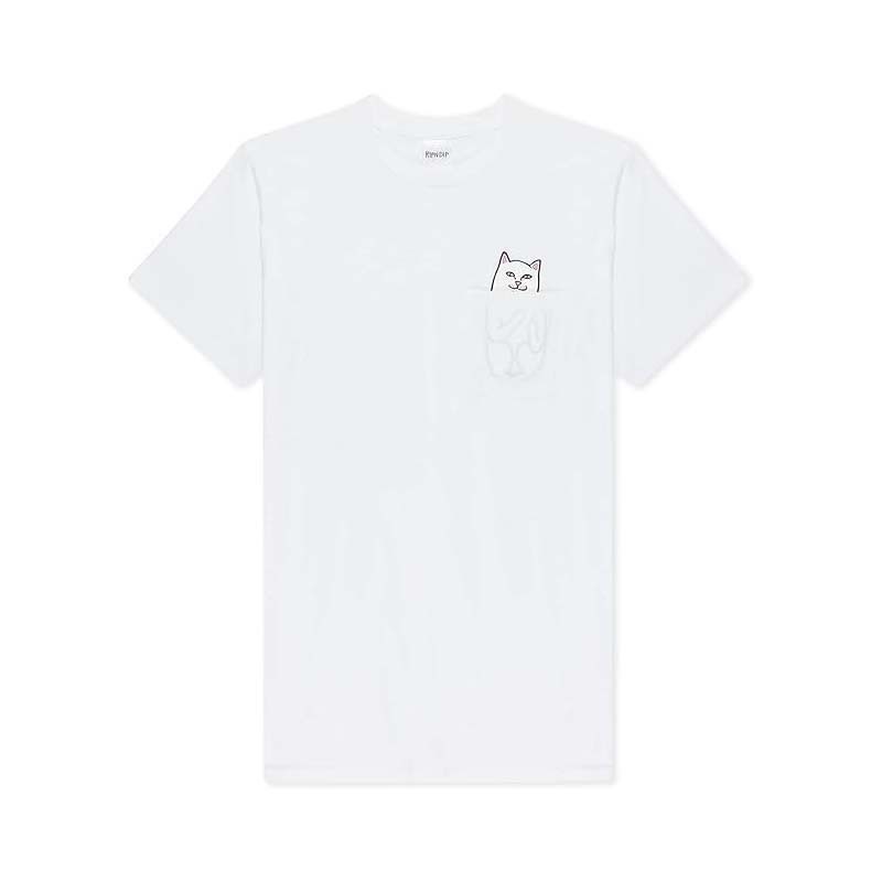 RIPNDIP CLASSIC PACKET TEE 中指貓 口袋短袖 白色 RIP-02 [台灣現貨]