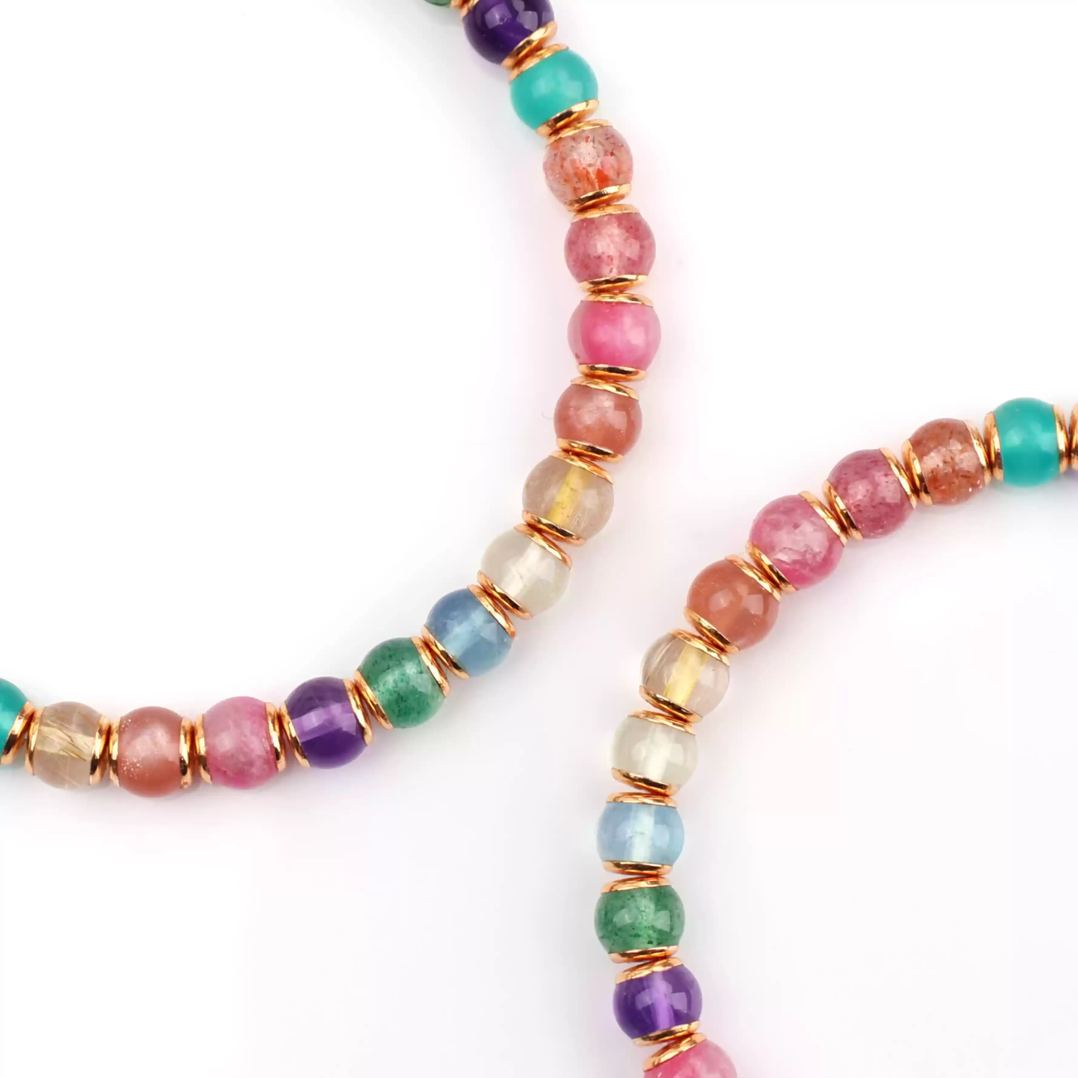 【寶石直切】多巴胺貼金多寶全功效直切寶石等級水晶手鍊