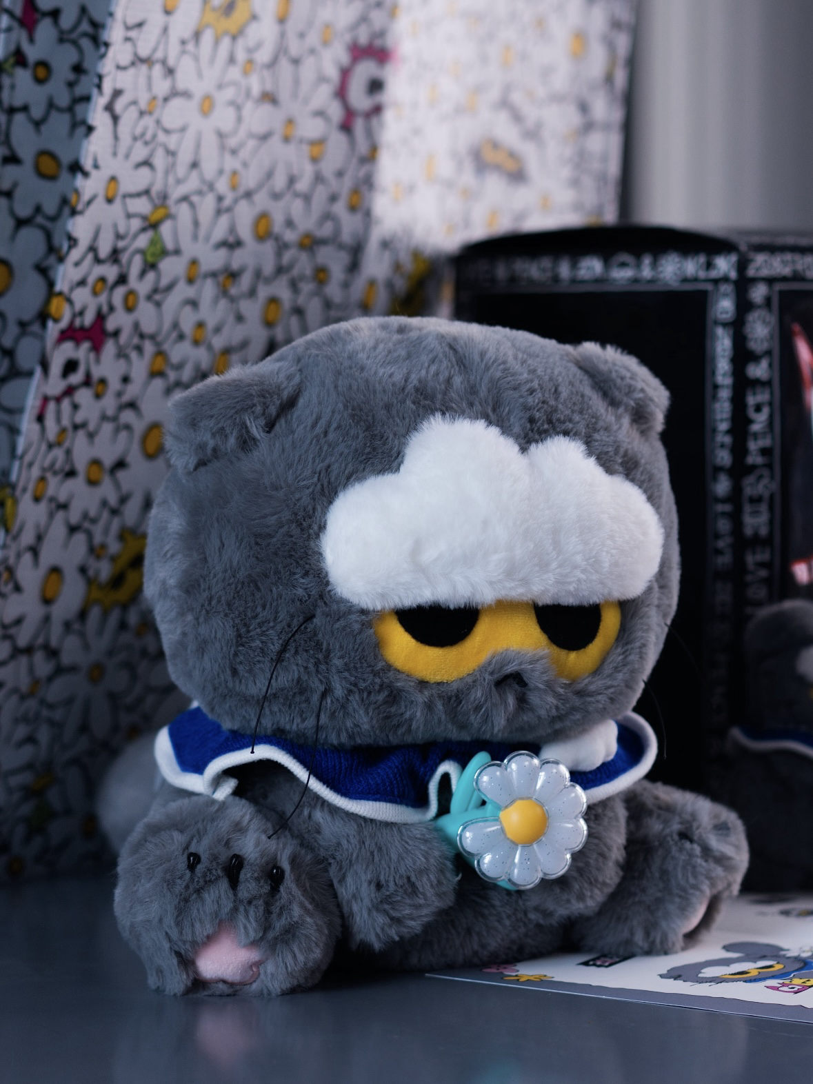 Zo&Friends Zoa 權志龍 G-Dragon GD 貓貓 中型娃娃 灰貓