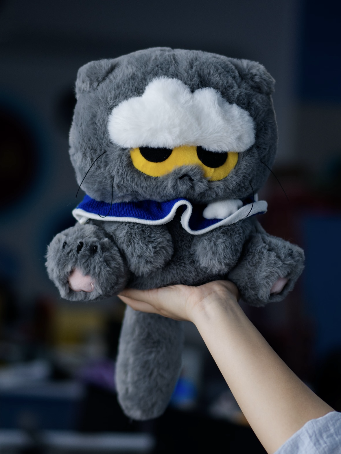 Zo&Friends Zoa 權志龍 G-Dragon GD 貓貓 中型娃娃 灰貓