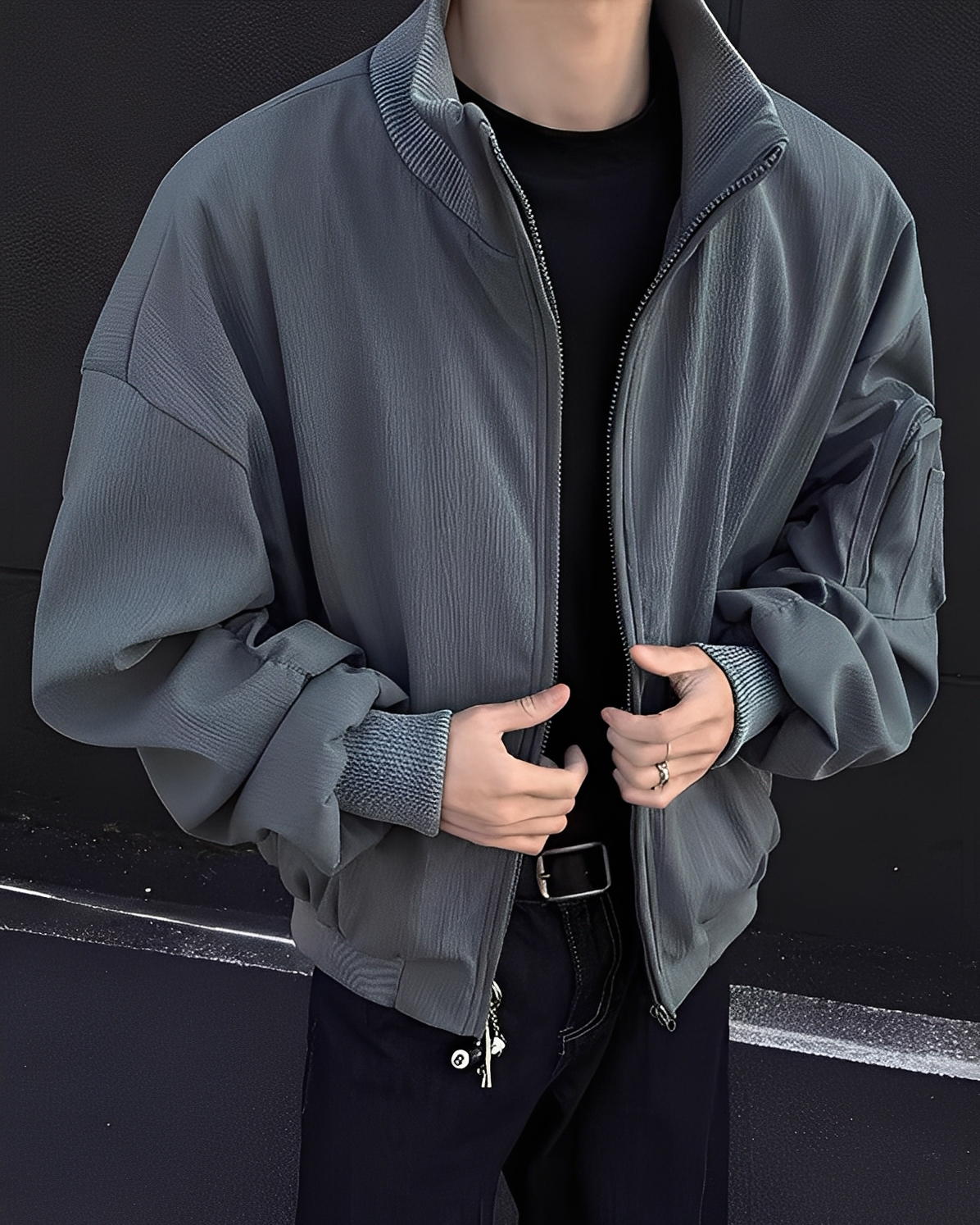 工裝 機能 休閒 不規則 飛行 外套 MA1