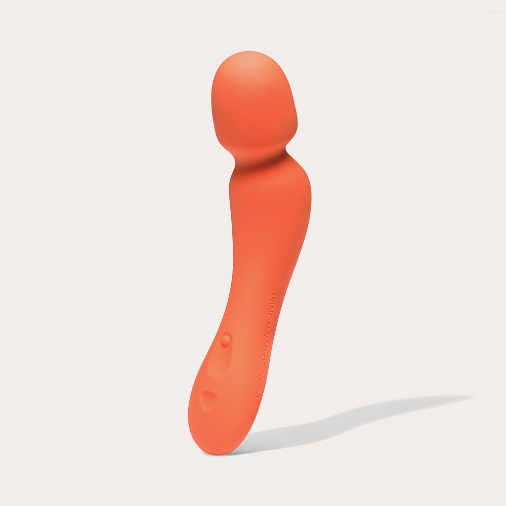 美國 Dame Min 迷你震動AV棒 木瓜黃色