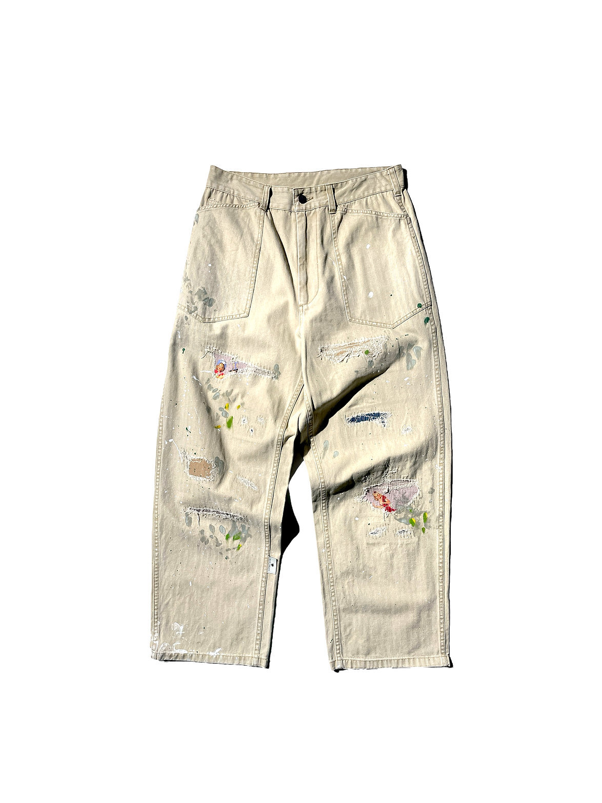 Club Stubborn The Army Worker Pants - Damaged Khaki