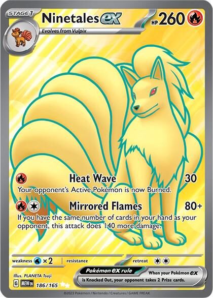 Scarlet & Violet 151 [MEW EN 186/165] - Ninetales Ex