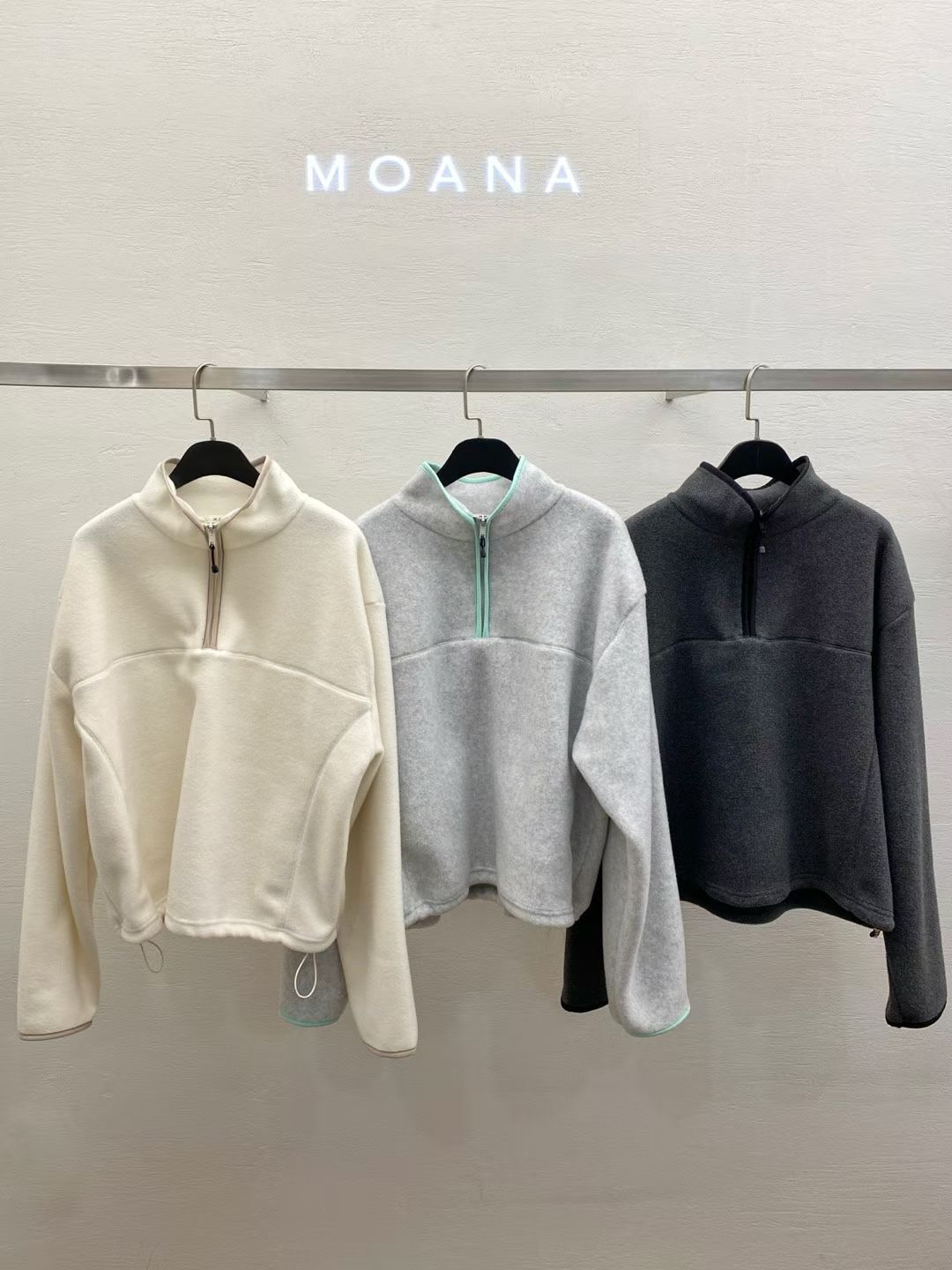 MK5223 機場穿搭絨面上衣