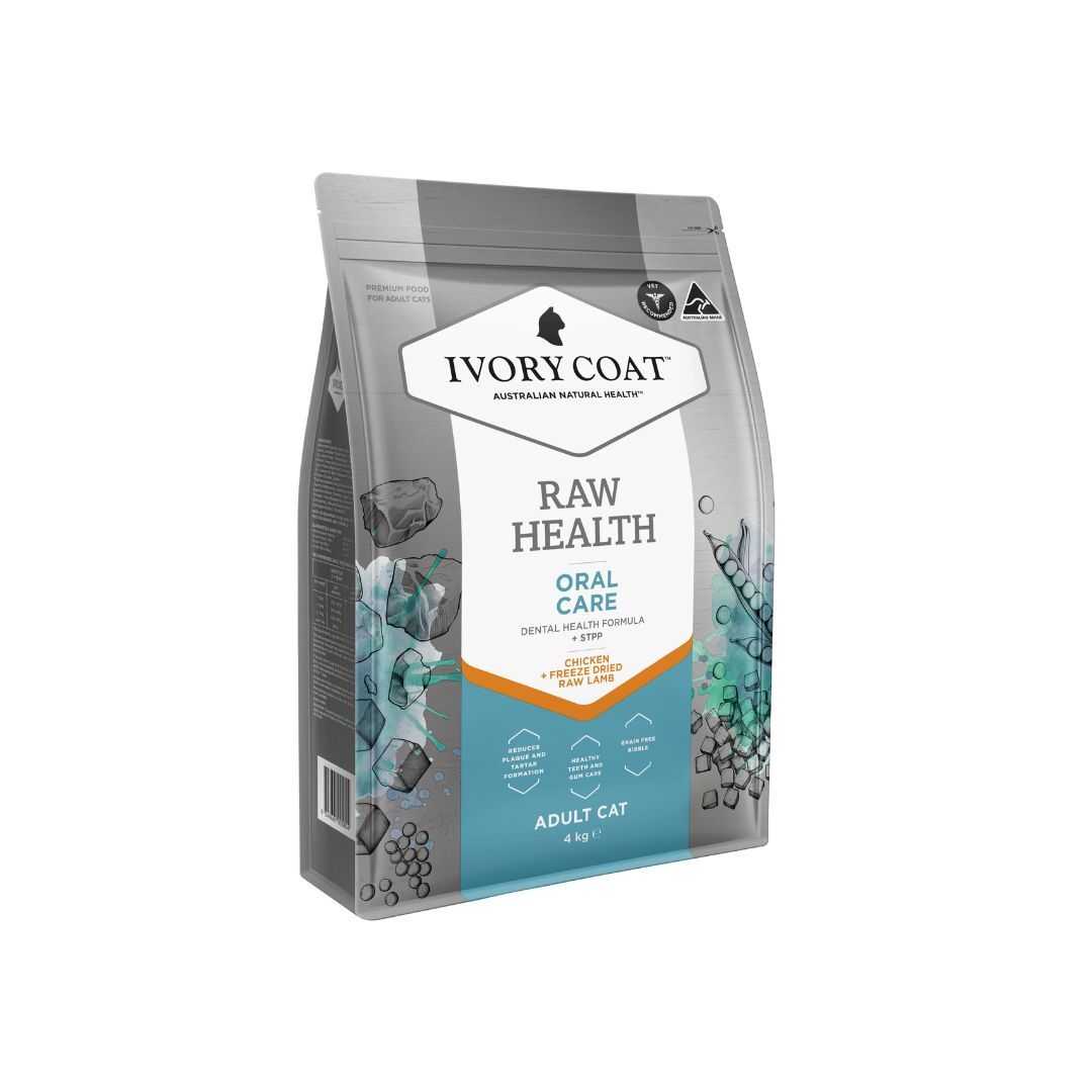 Ivory Coat 無穀雞肉乾糧+生羊肺凍乾 (口腔護理成貓配方) (Exp: Oct-2026)