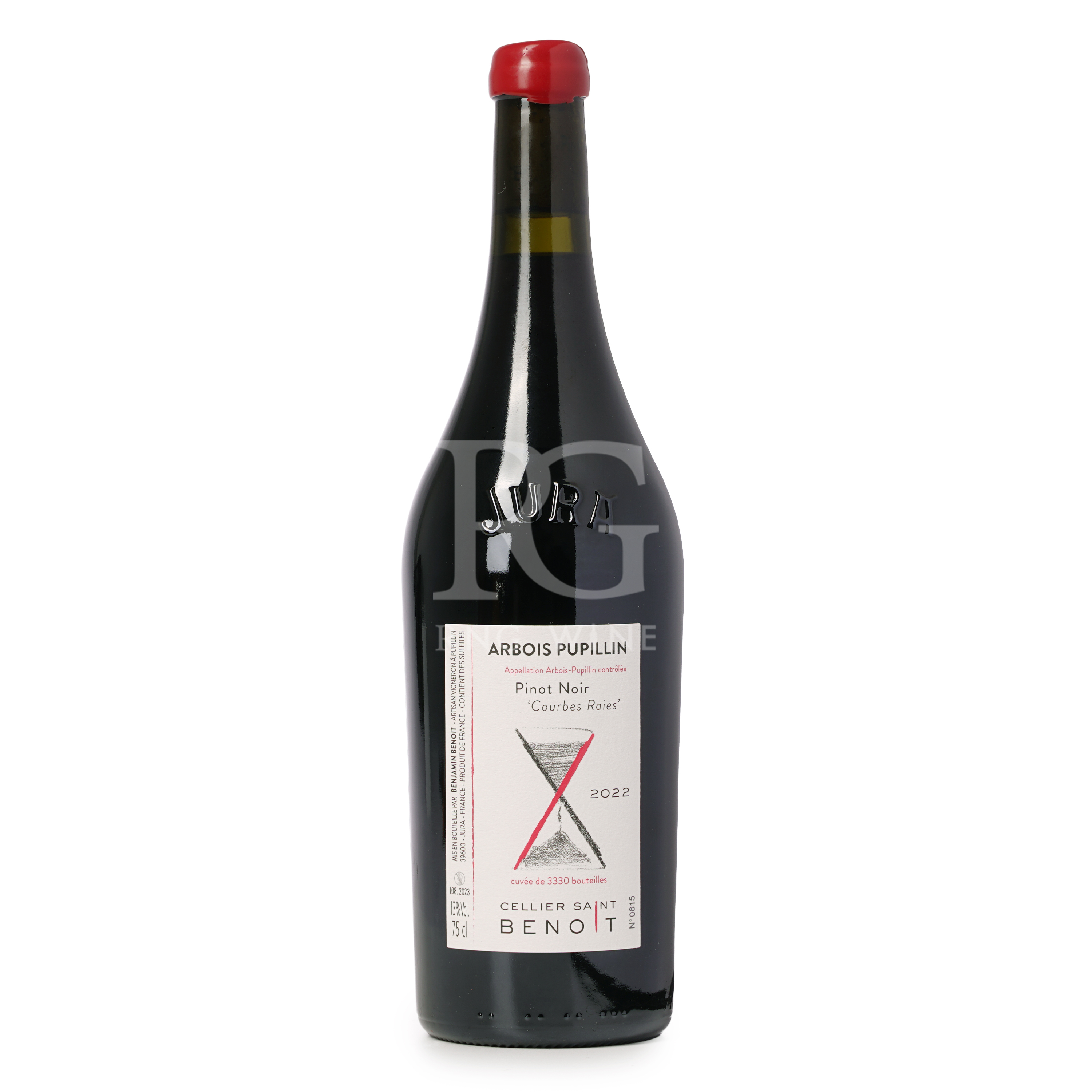 Cellier Saint Benoit Arbois-Pupillin Courbes Raies Pinot Noir 2022