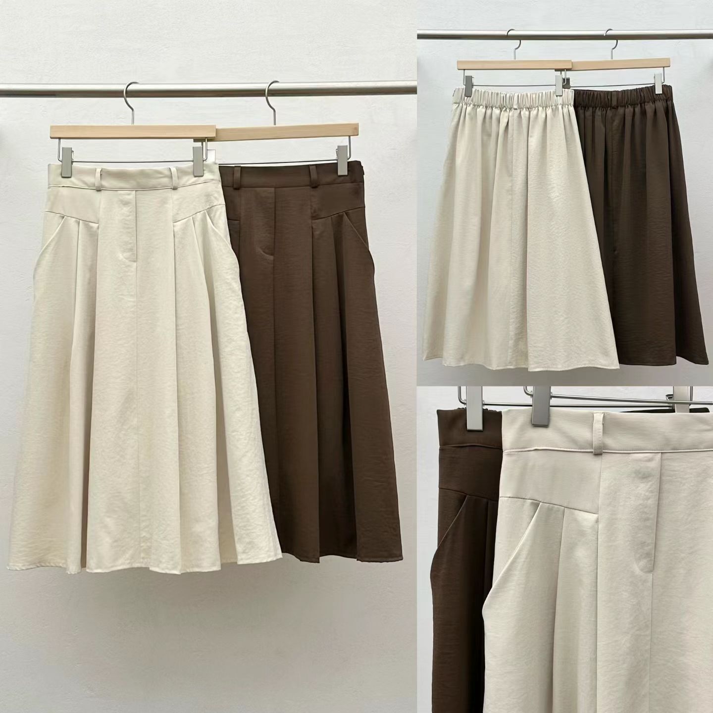 RF5225 壓褶設計感半身裙