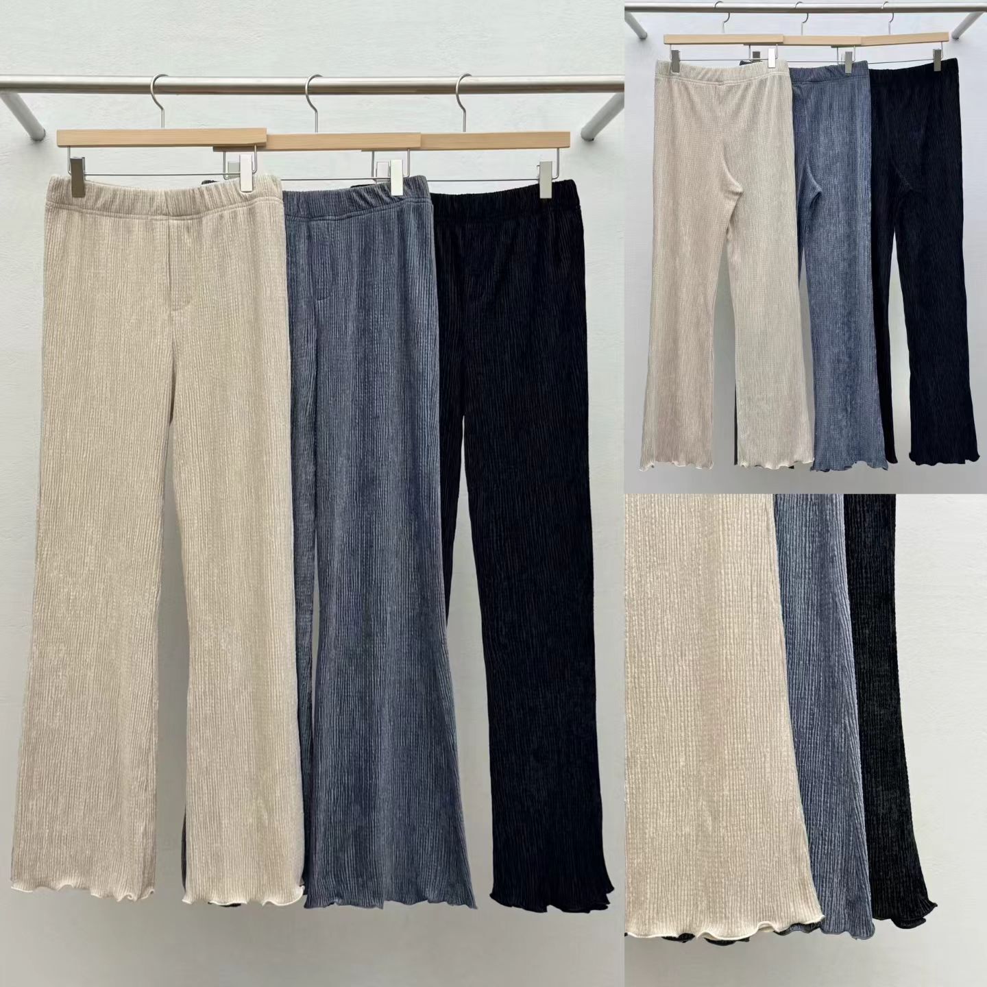 RF5227 舒適坑紋長褲