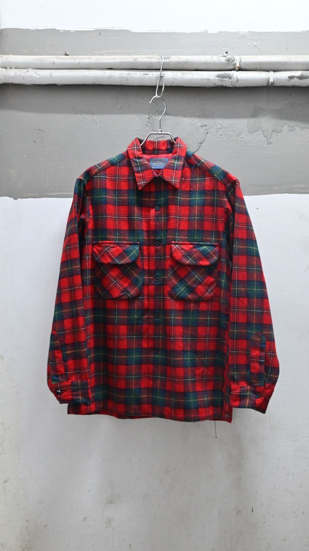 70’s PENDLETON Wool Board Shirt  (MADE IN USA)
