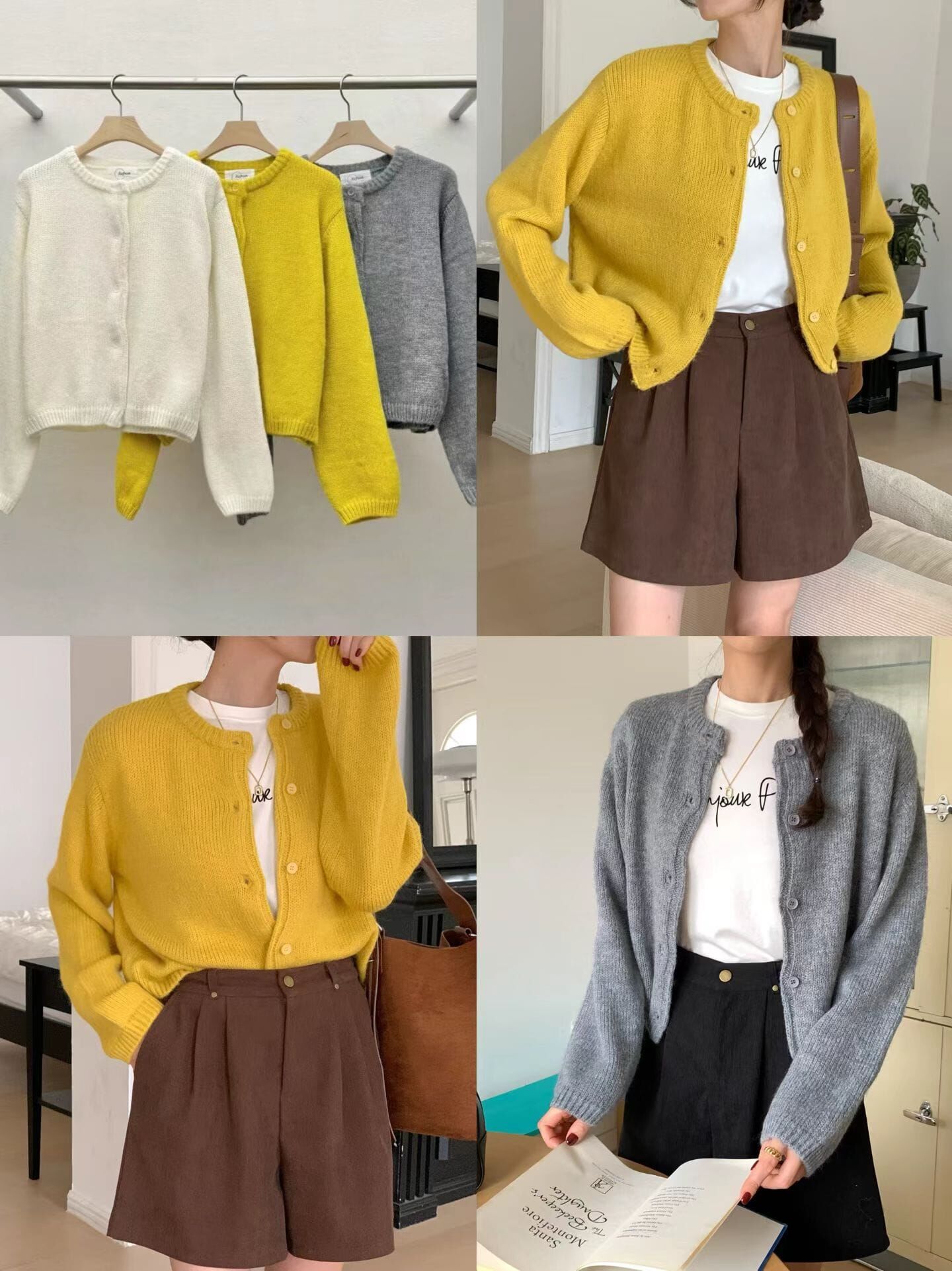 RF5234 高飽和色調開胸衫