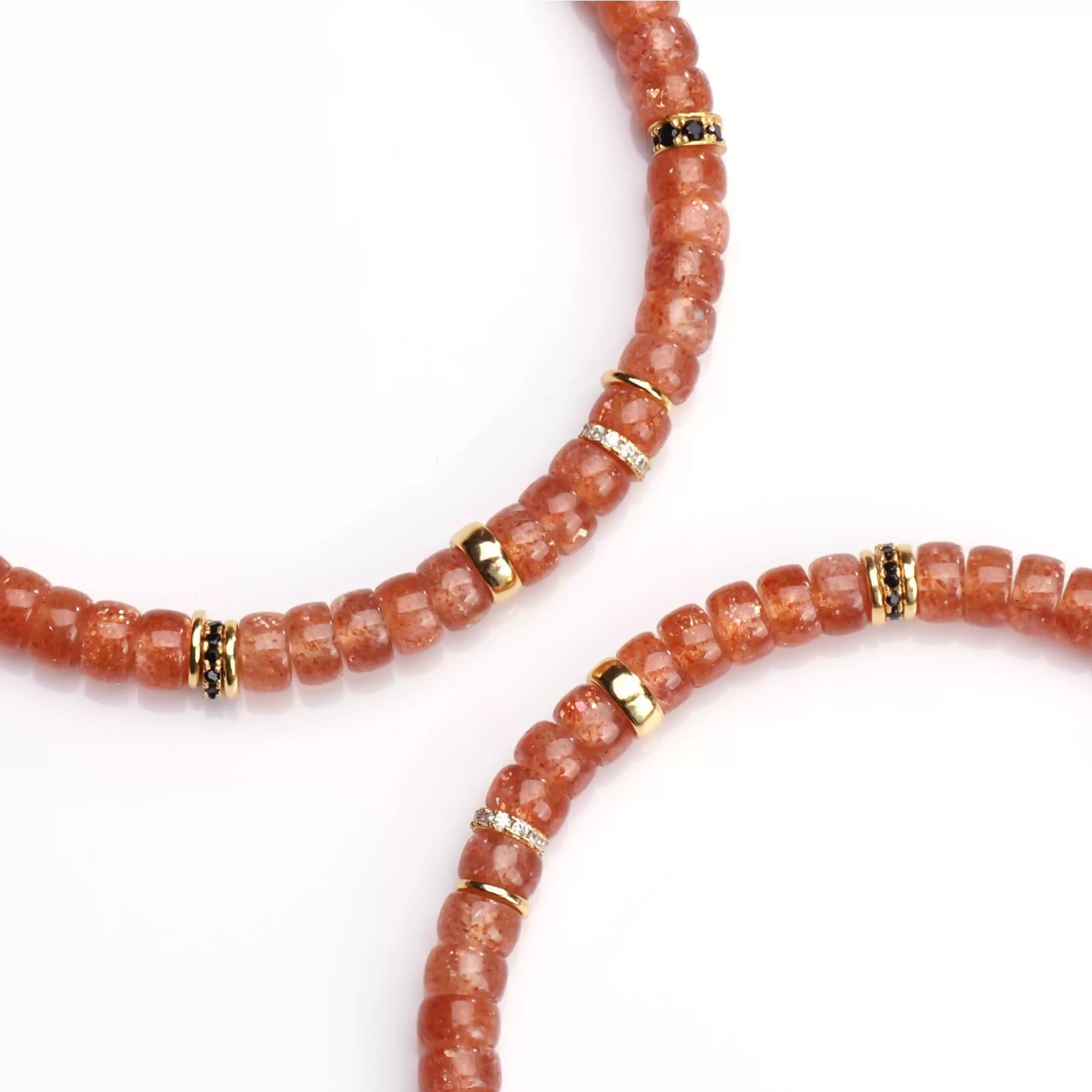 【寶石直切】金太陽石直切寶石等級水晶手鍊