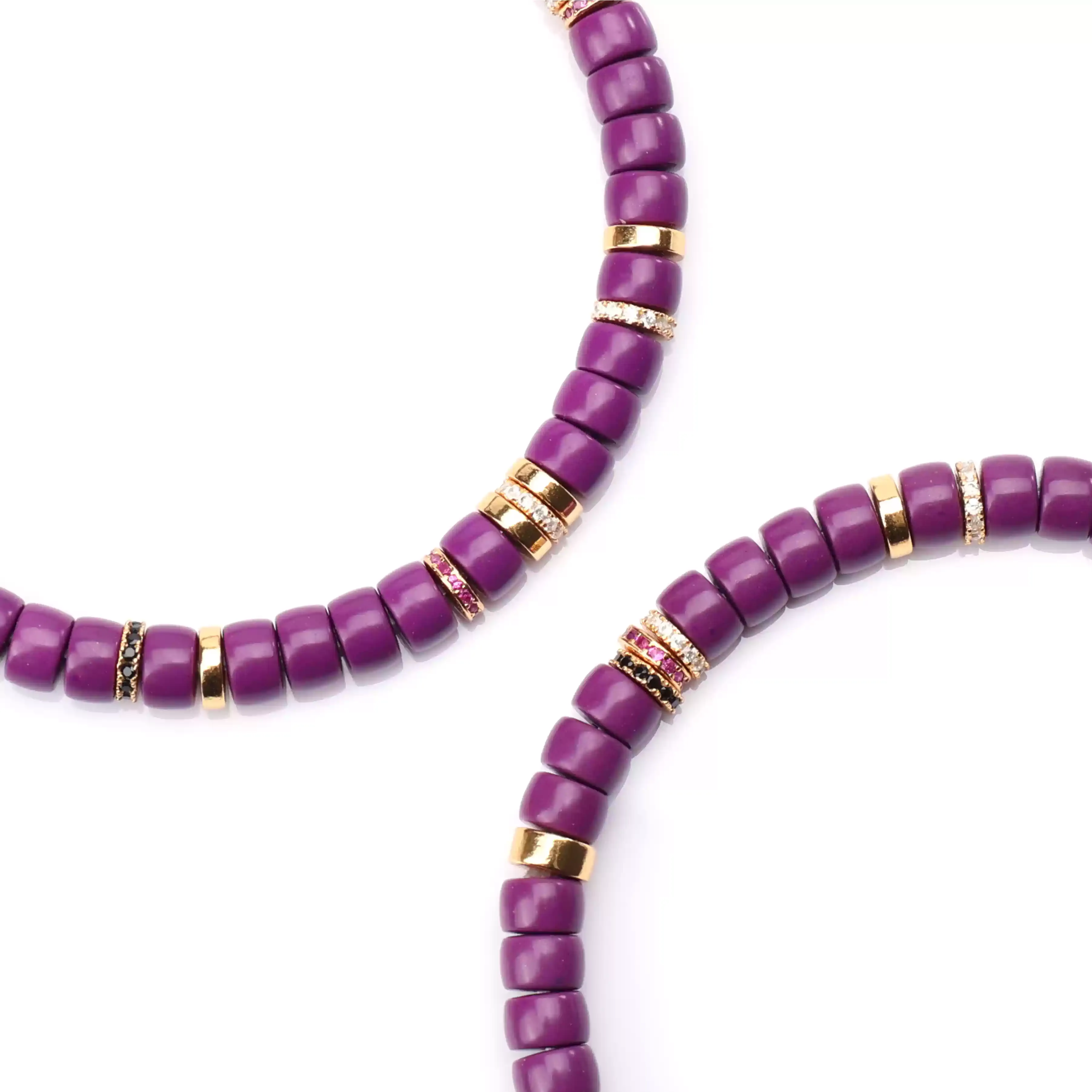 【寶石直切】紫雲母直切寶石等級水晶手鍊