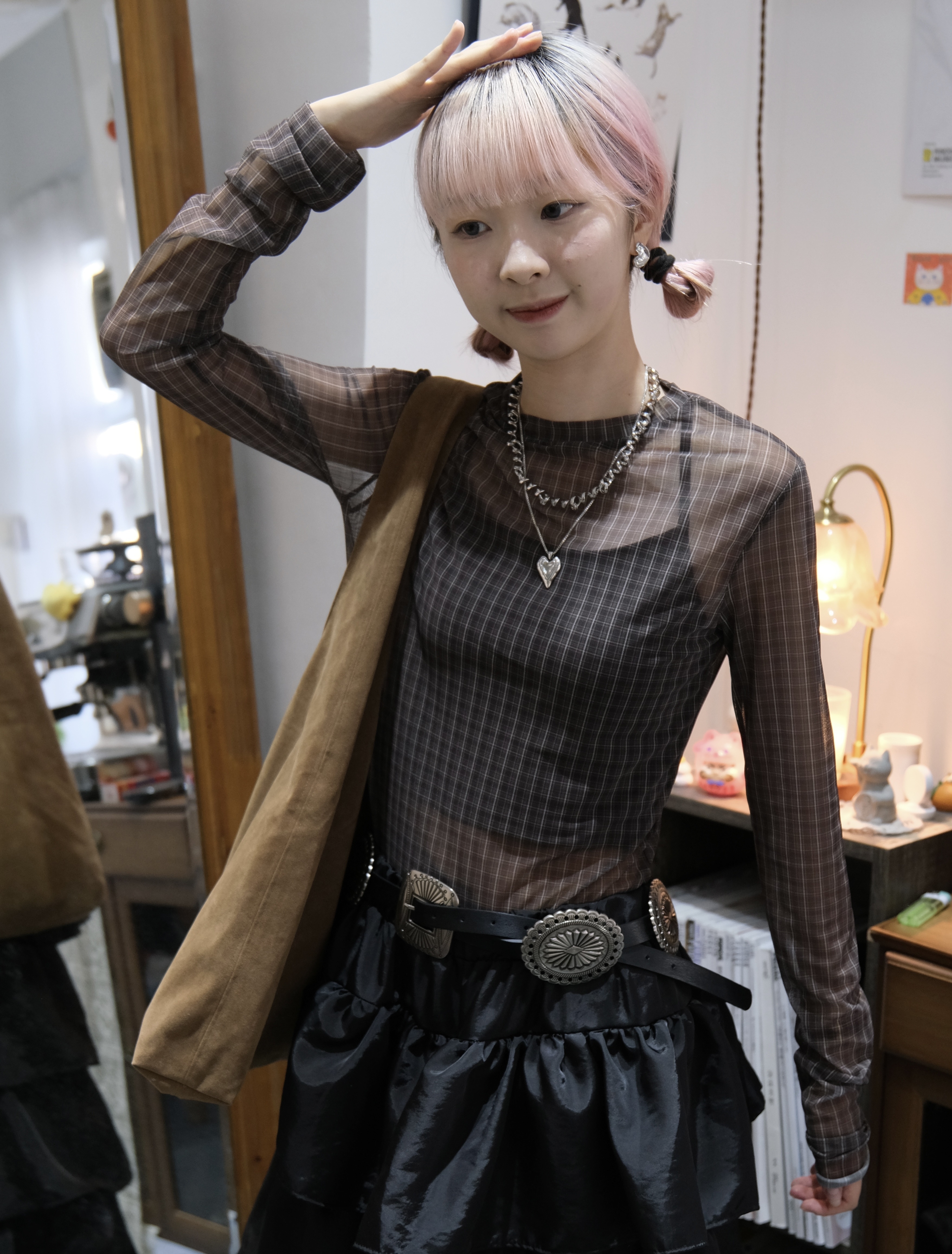 VINTAGE 格格紗打底