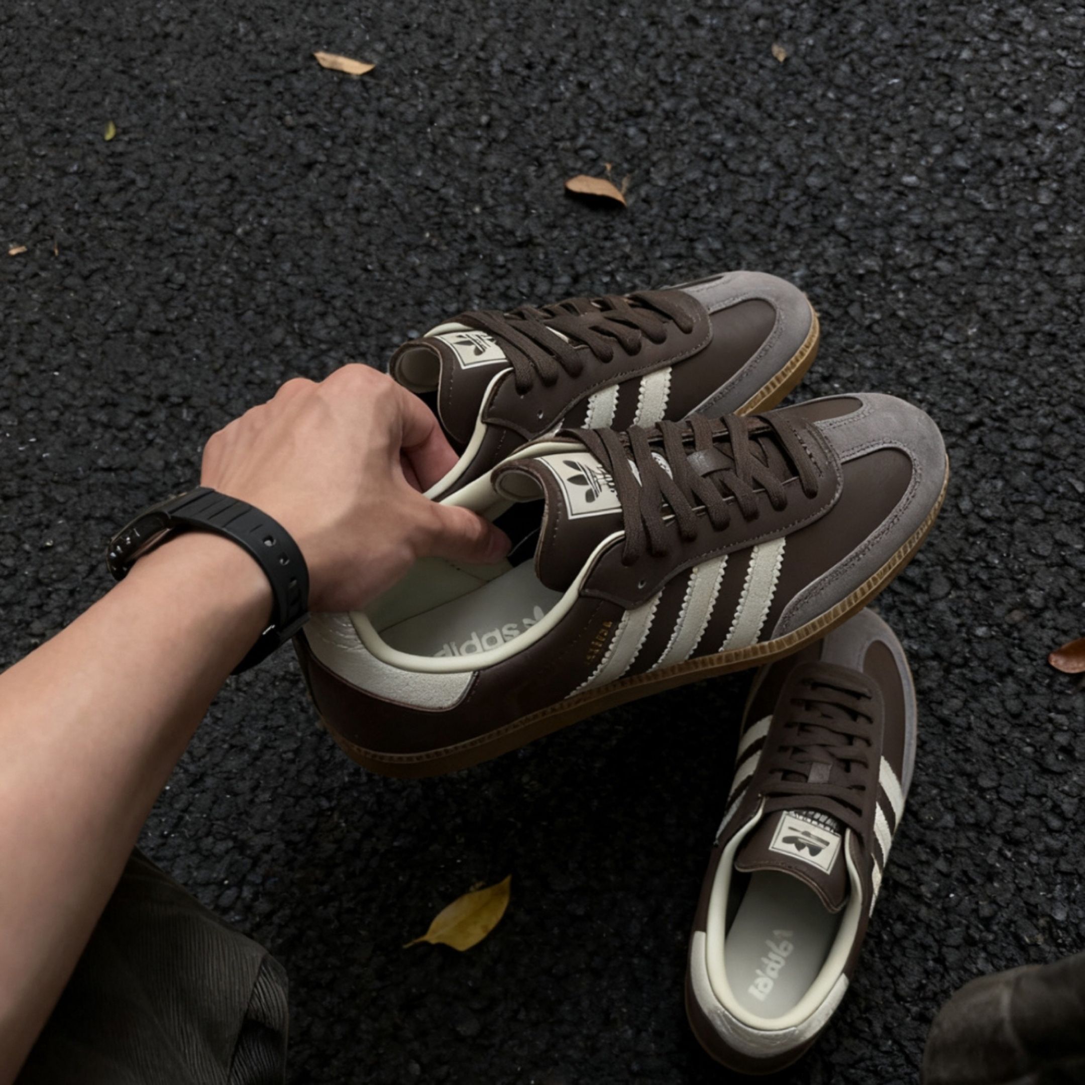 NICEDAY 代購 Adidas Samba OG 深咖啡 摩卡 美式 休閒 運動 復古 德訓鞋 ID1481