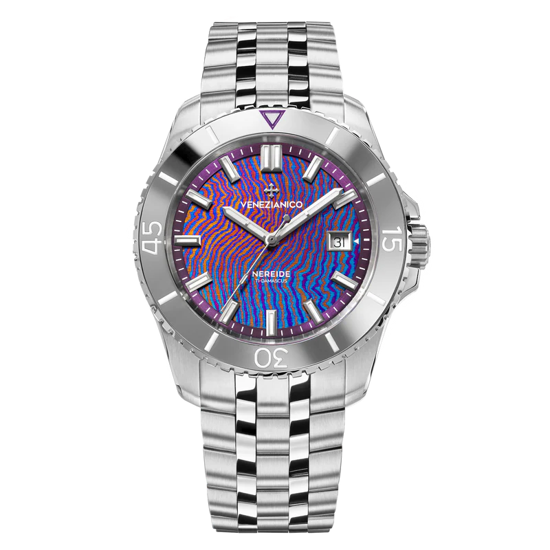 Venezianico Nereide Ti-Damascus Limited Edition 鈦大馬士革 機械錶 45215TDL