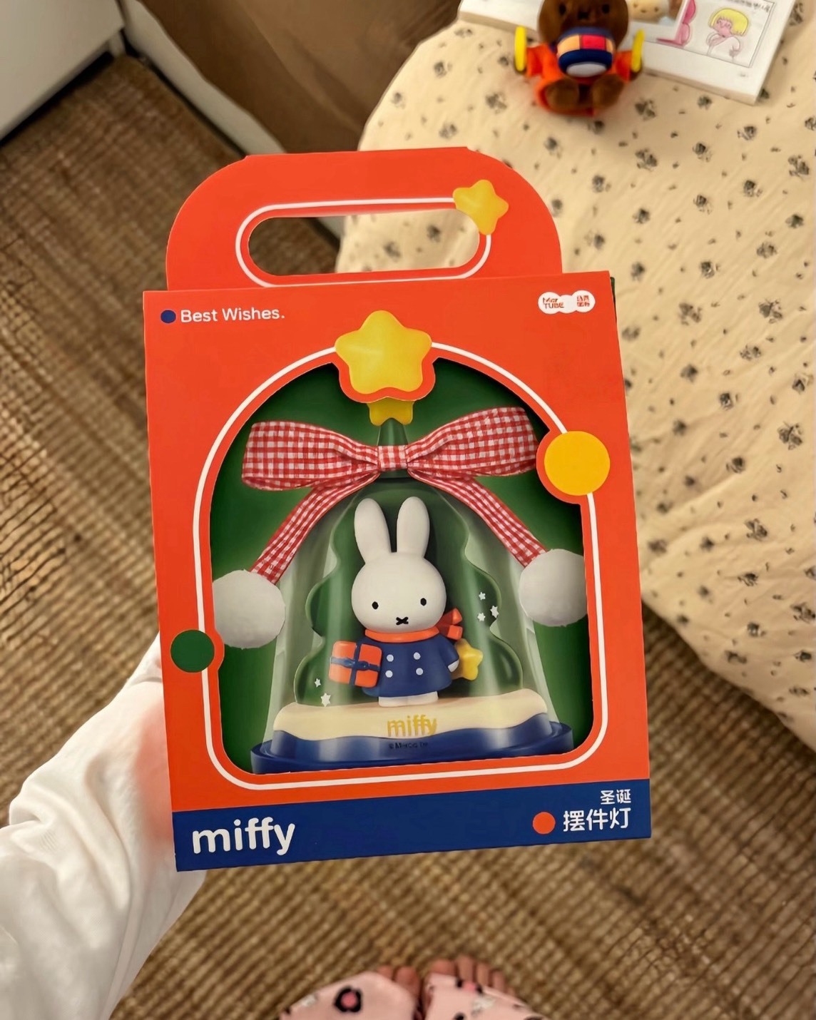 iSNEAKERS｜米菲兔 正版授權 Miffy 聖誕氛圍燈 小夜燈 聖誕禮盒 聖誕樹裝飾燈