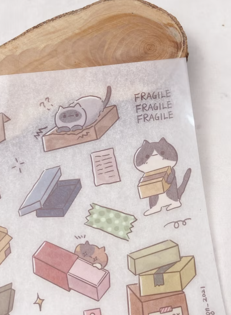 嗨賴 x LUMOS｜喵的來開箱 轉印貼紙