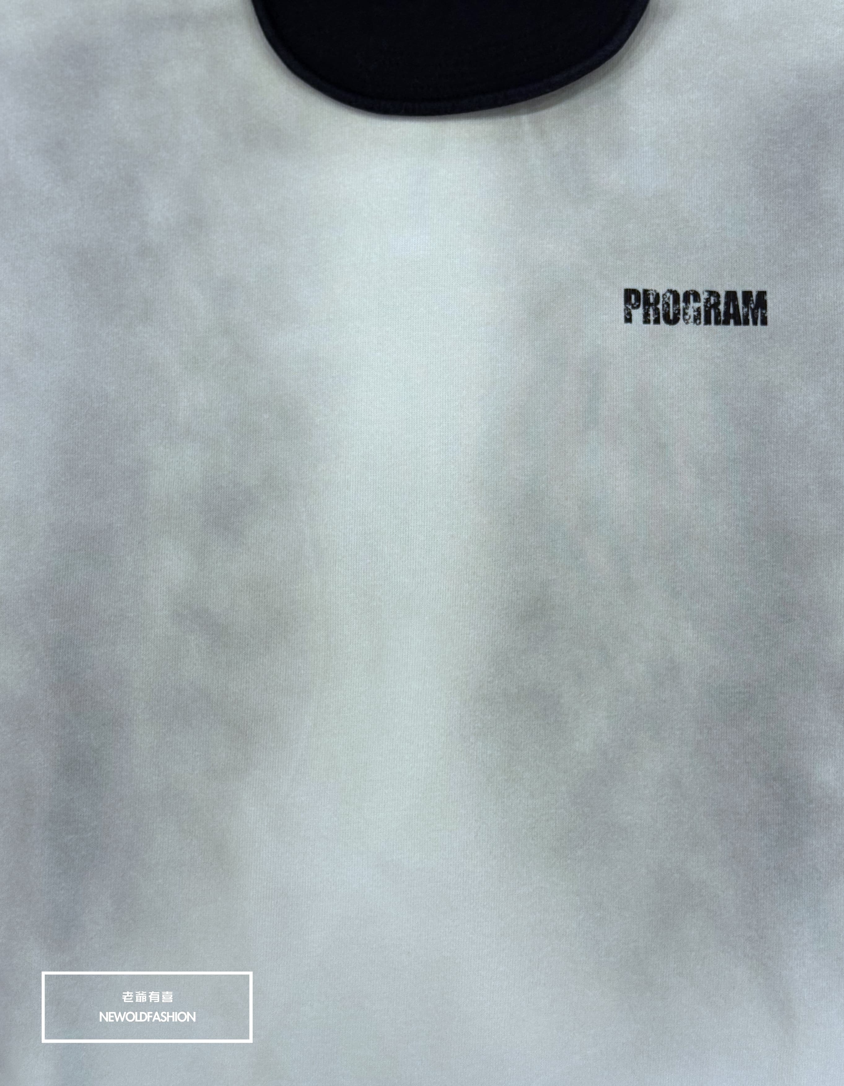 『新品上市』重磅P裂紋暈染大學T(NOF25106118)-米