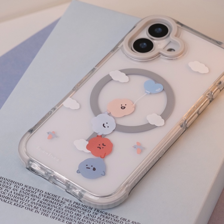 心情透灰手機殼