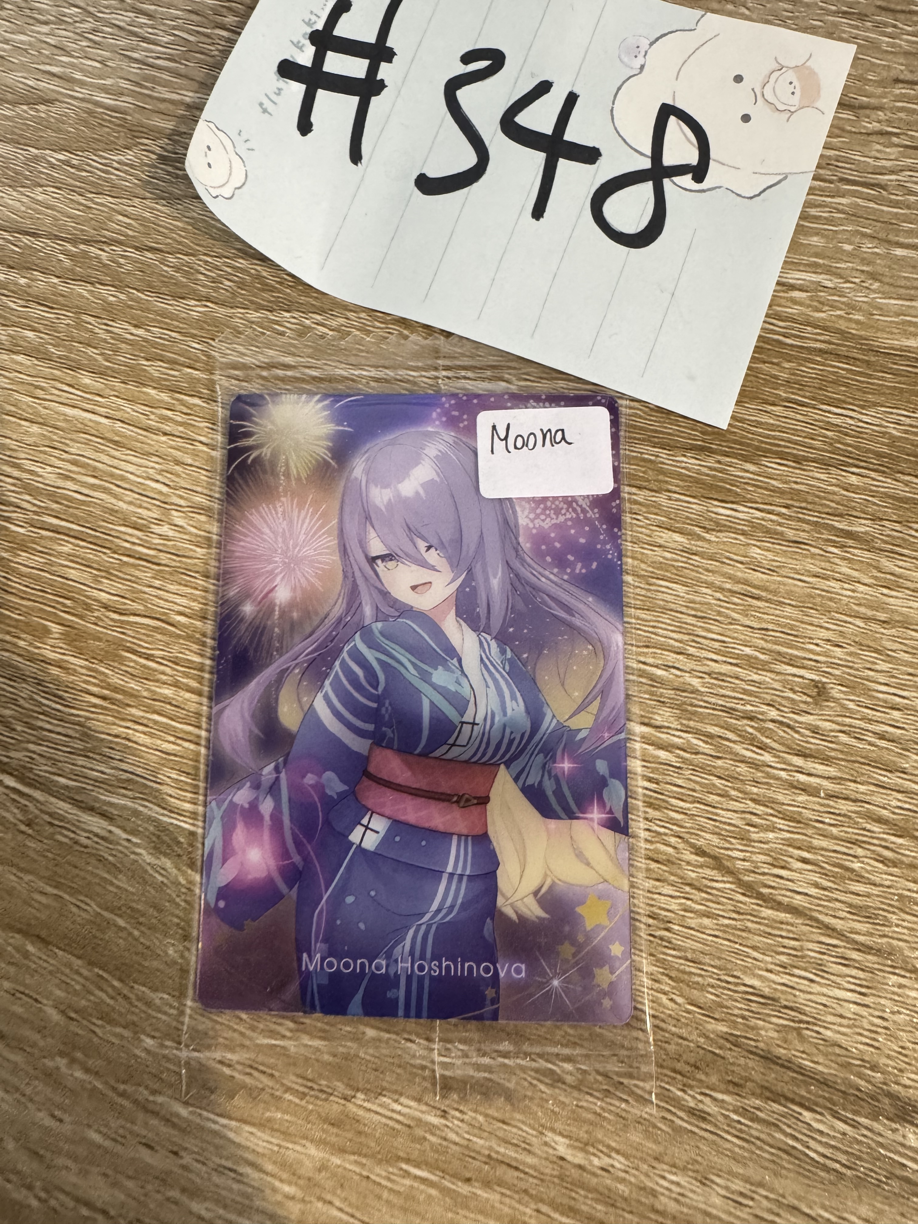 Hololive MOONA 小卡#348