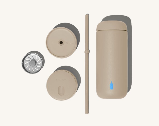 BLUE BOTTLE COFFEE × FELLOW｜Carter 3-in-1 Sip System Sand Dune 限定色 16oz