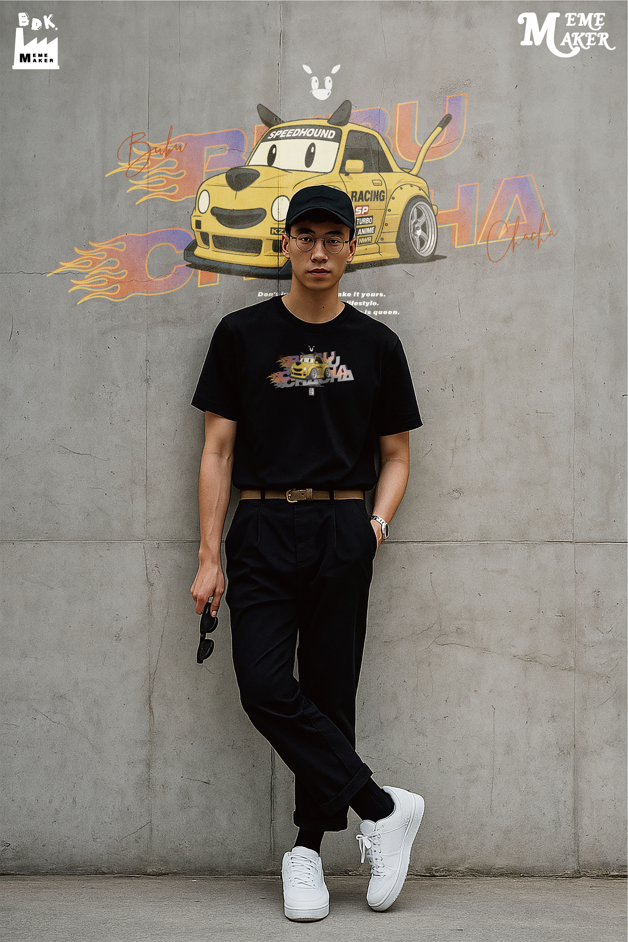 BDK.製造 -  爆改BUBU - 短T〈BDK2512〉