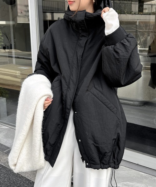 日本🇯🇵連線 and Me 超大寬鬆中棉連帽外套 oversized下擺抽繩 寬鬆 連帽外套 外套 夾克外套 4色(任買兩件711免運)/預購