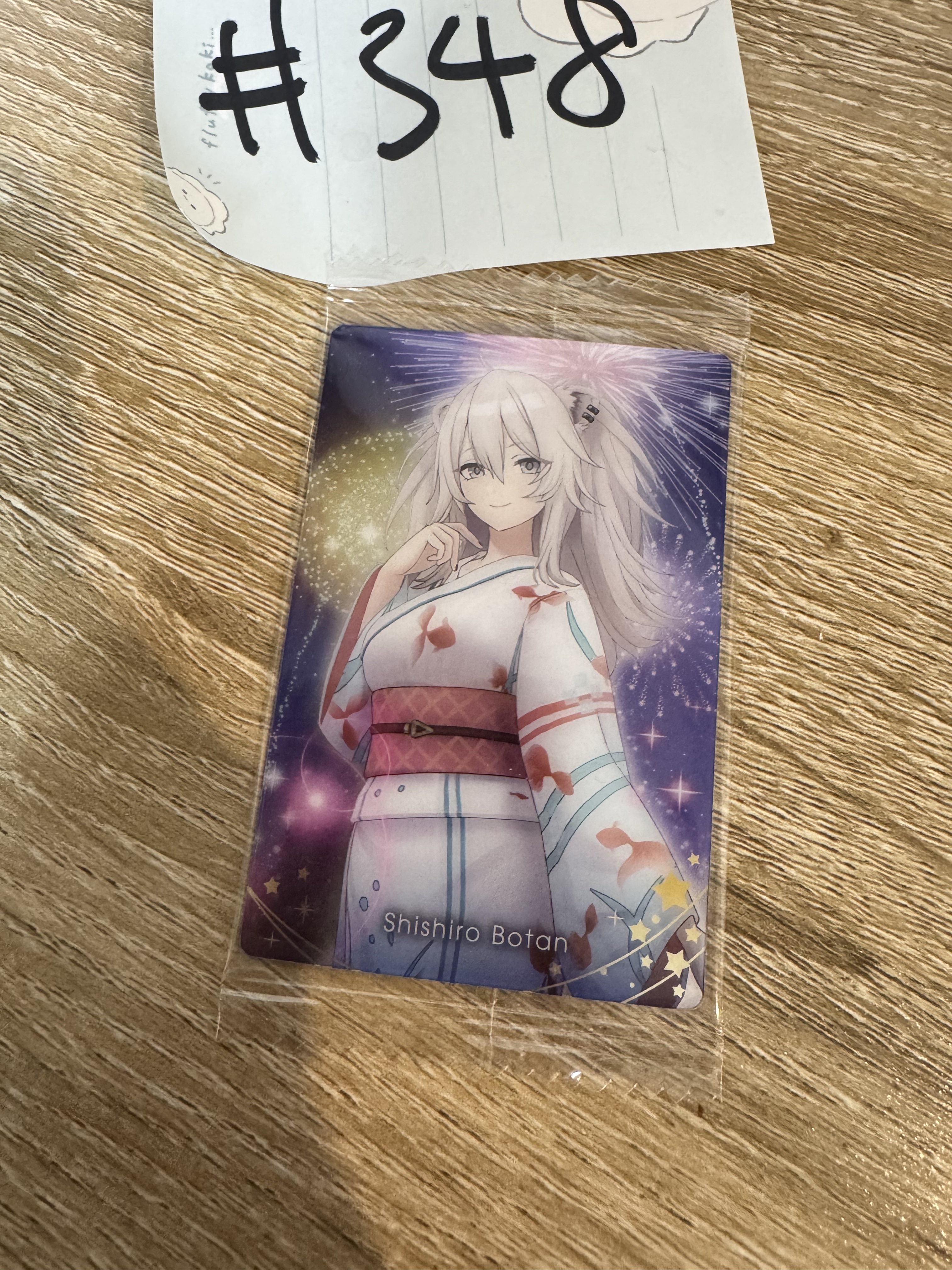 Hololive 獅白 小卡#348