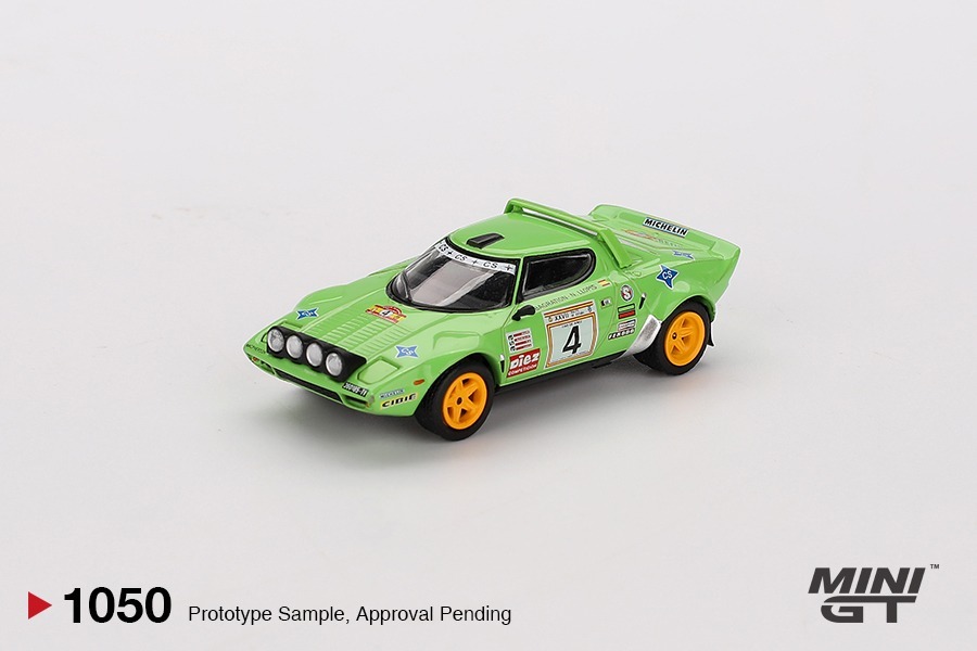 Mini GT 1/64 Lancia Stratos HF #4 1979年西班牙拉力賽冠軍版