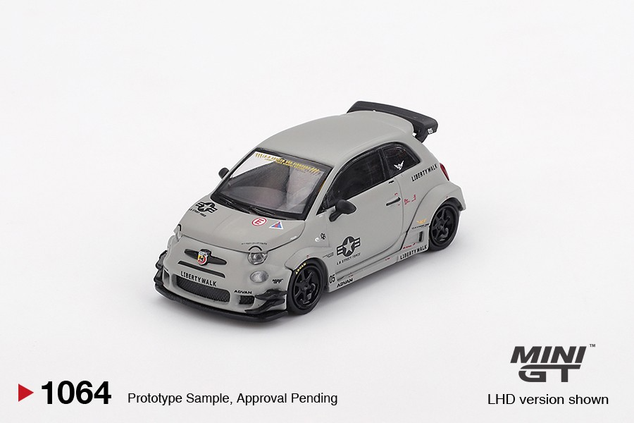 Mini GT 1/64 Abarth 595 LB-WORKS x Abas Works 戰鬥版