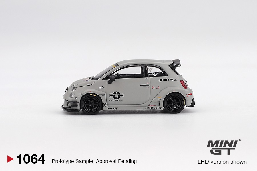 Mini GT 1/64 Abarth 595 LB-WORKS x Abas Works 戰鬥版