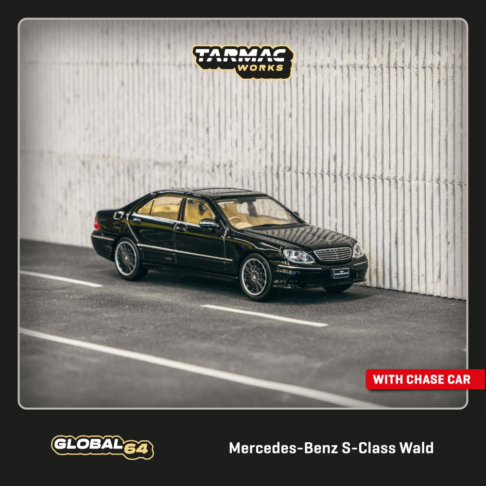 Tarmac Works 平治 Mercedes-Benz S-Class Wald 改裝 黑色