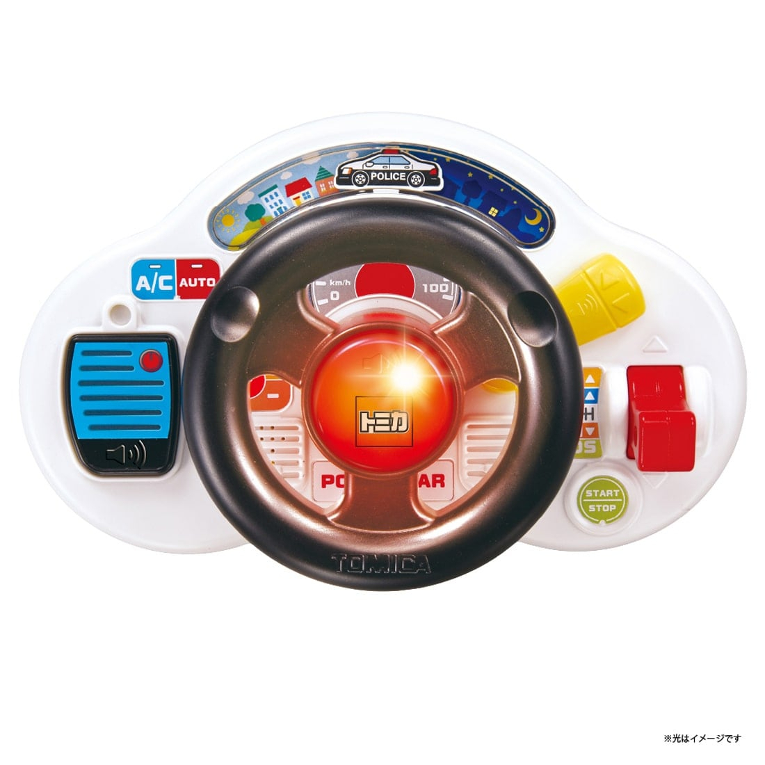 Takara Tomy Tomica 嬰兒聲效手搖警車